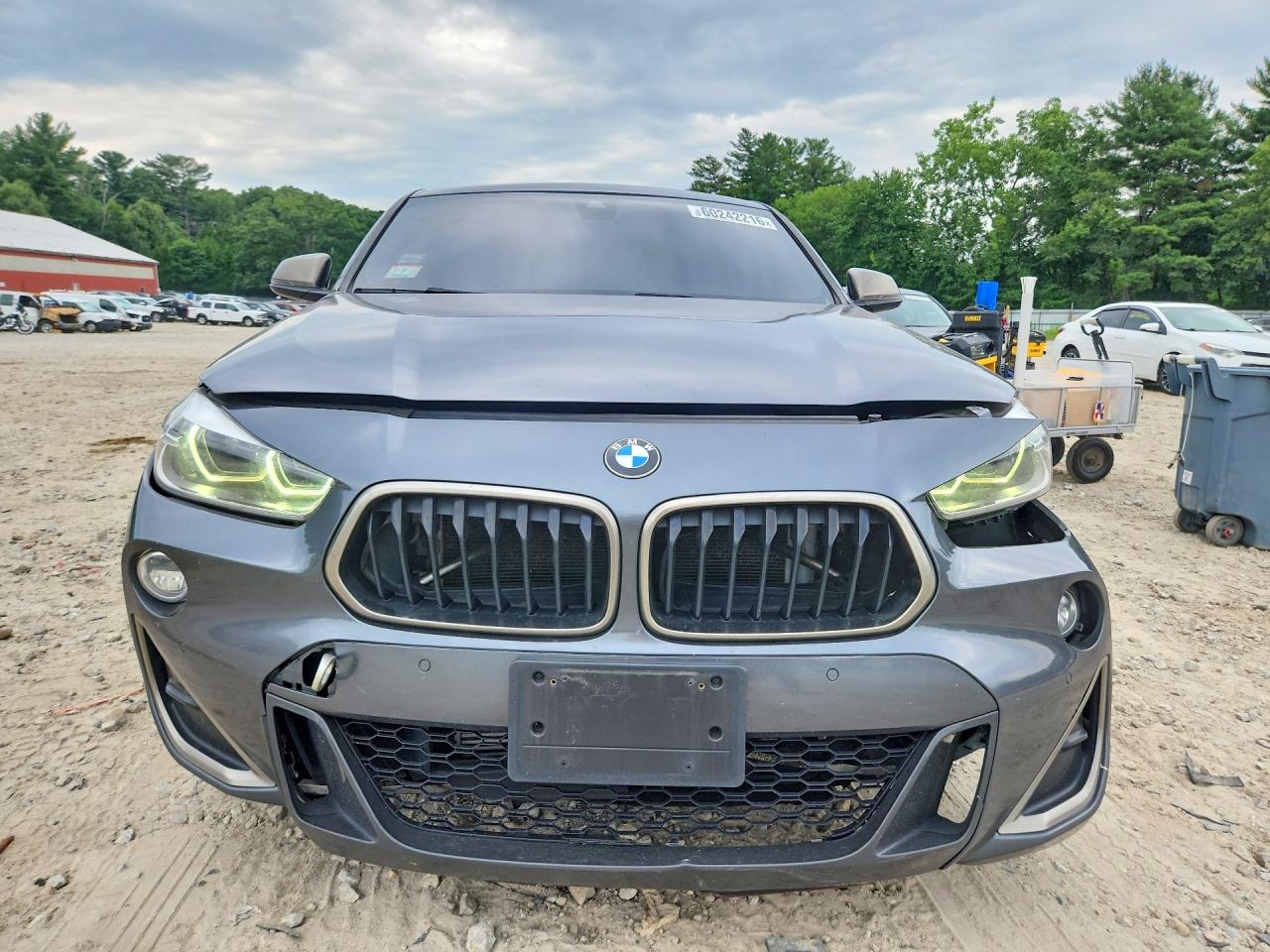 2019 Bmw X2 M35i Gray vin: WBXYN1C57KEF29569