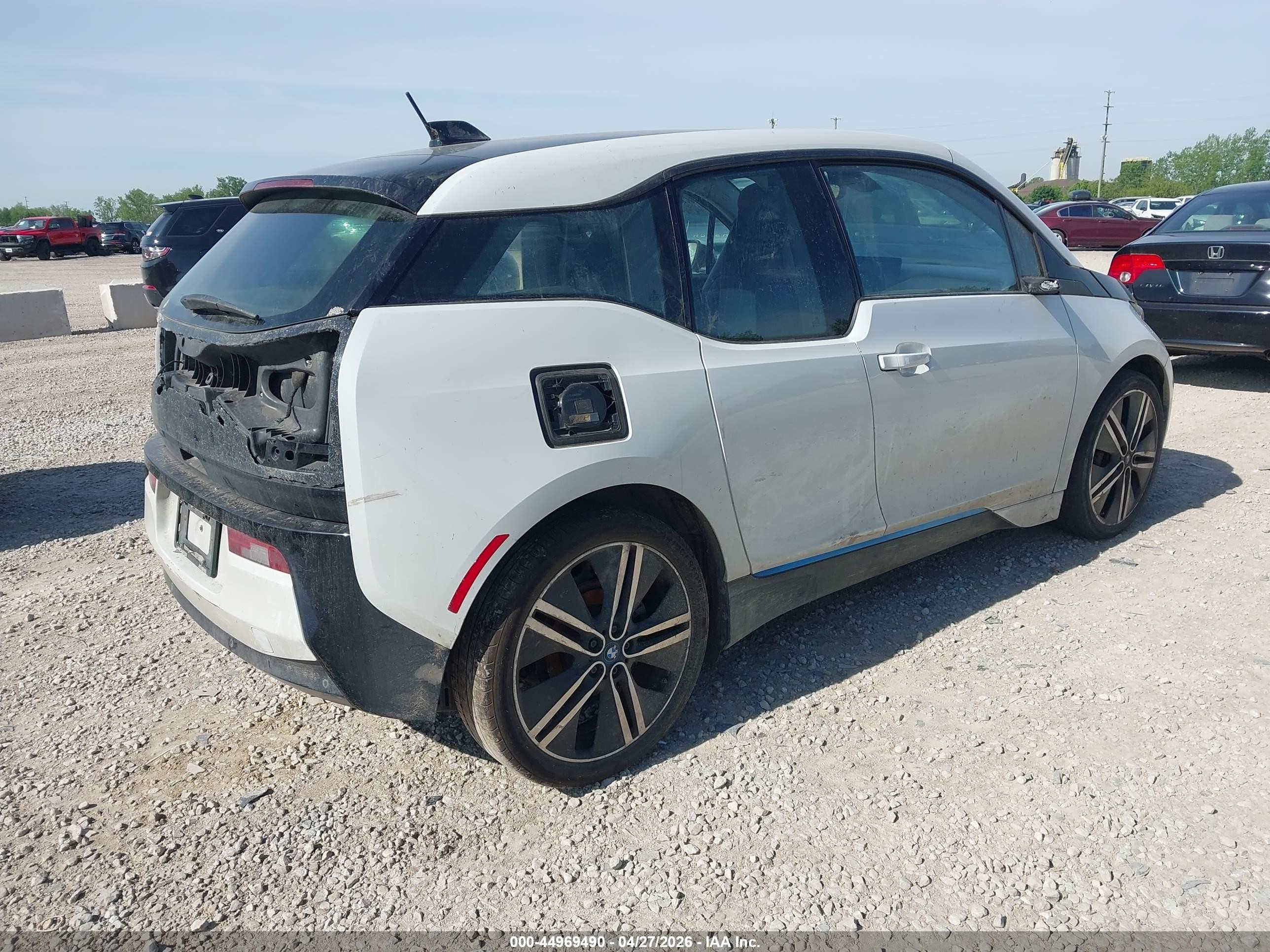 2014 Bmw I3   White vin: WBY1Z2C50EV285496