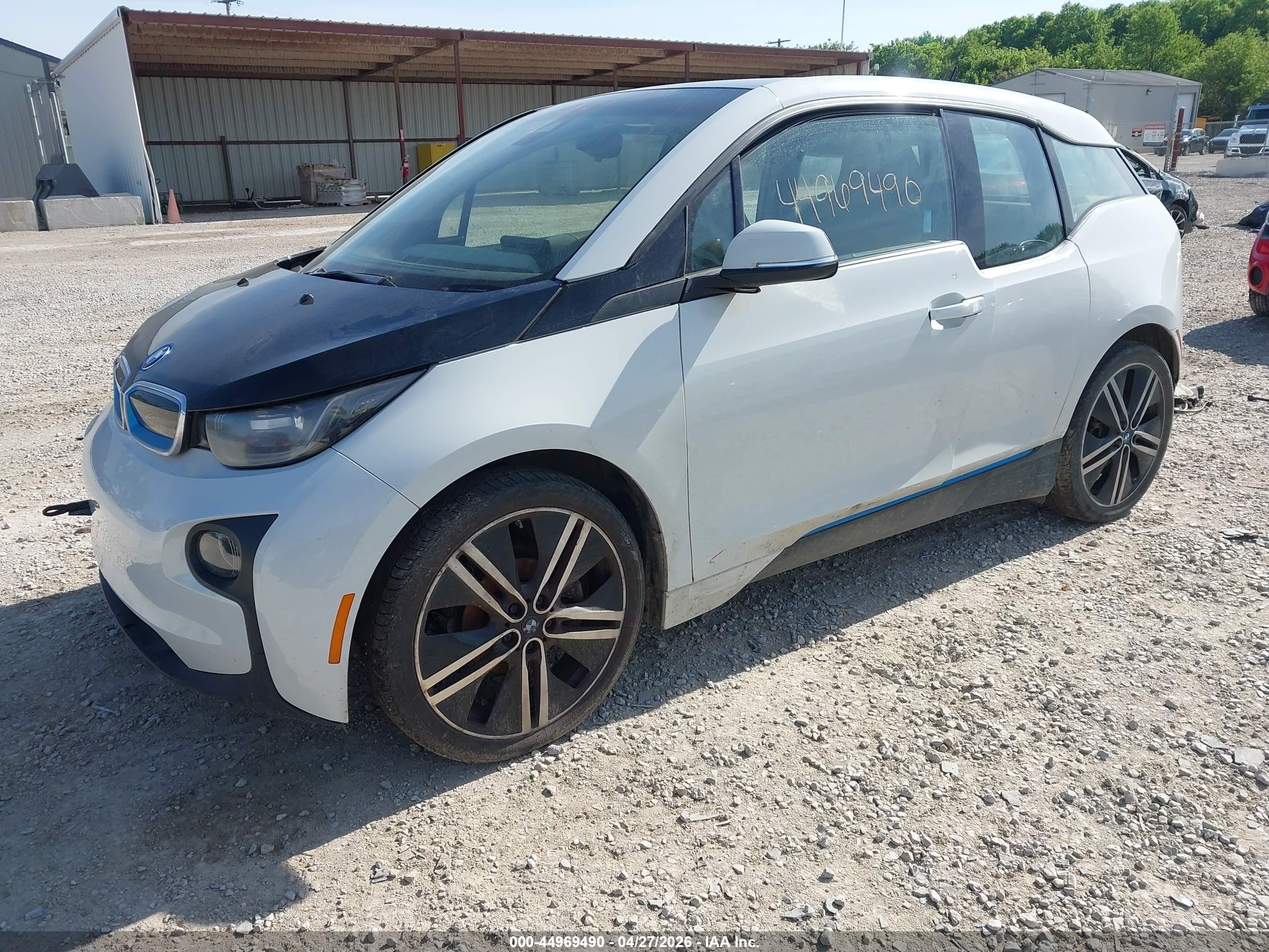 2014 Bmw I3   White vin: WBY1Z2C50EV285496