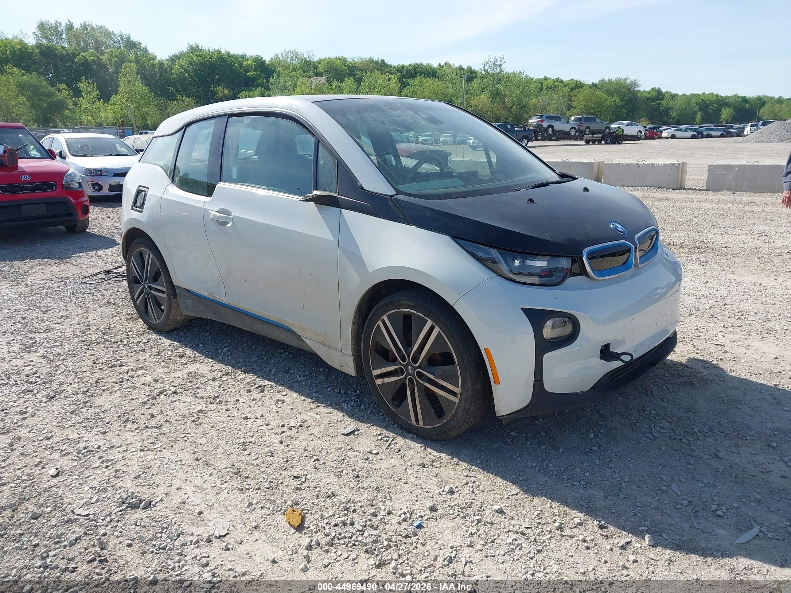 2014 Bmw I3   White vin: WBY1Z2C50EV285496