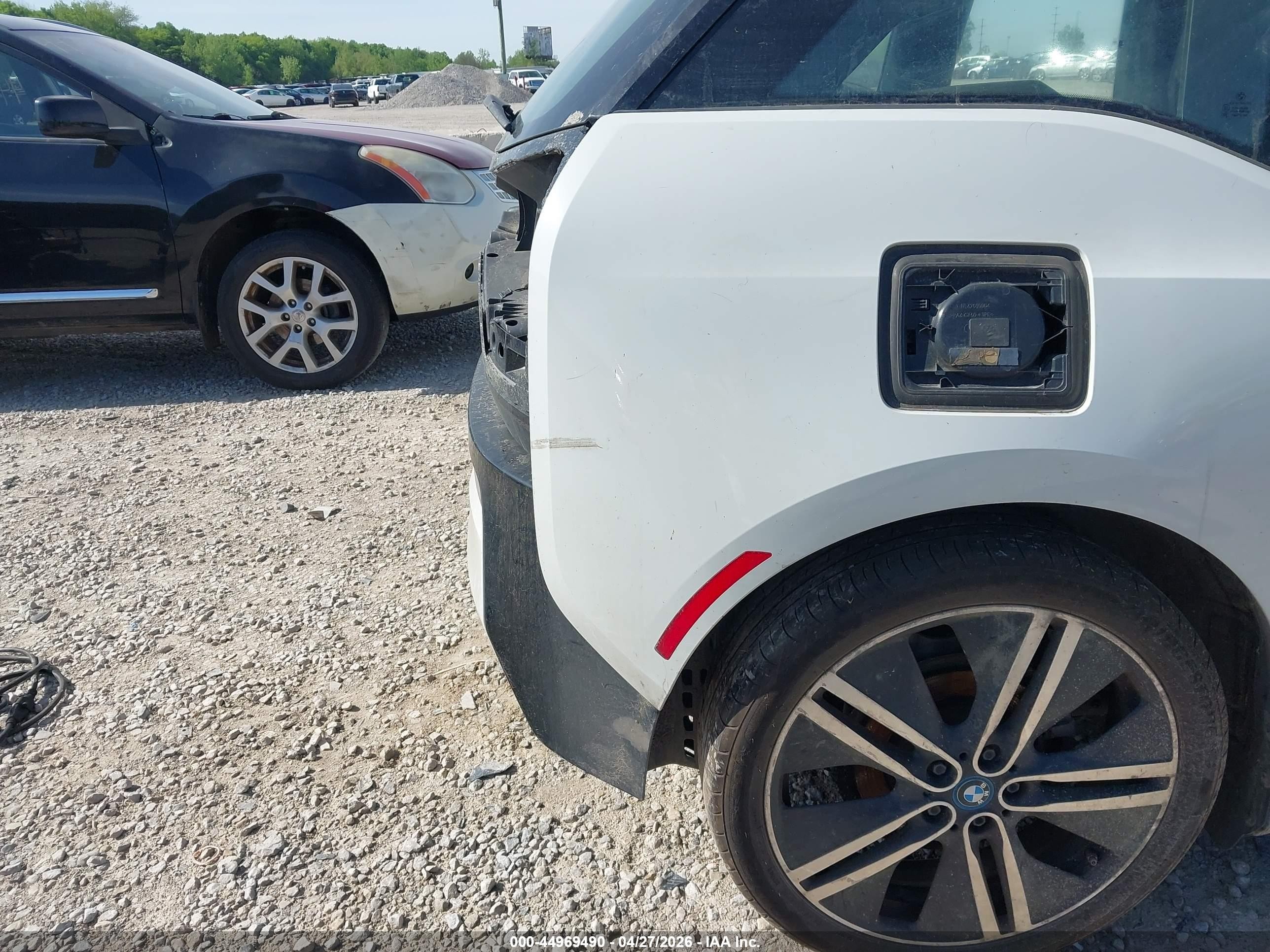2014 Bmw I3   White vin: WBY1Z2C50EV285496