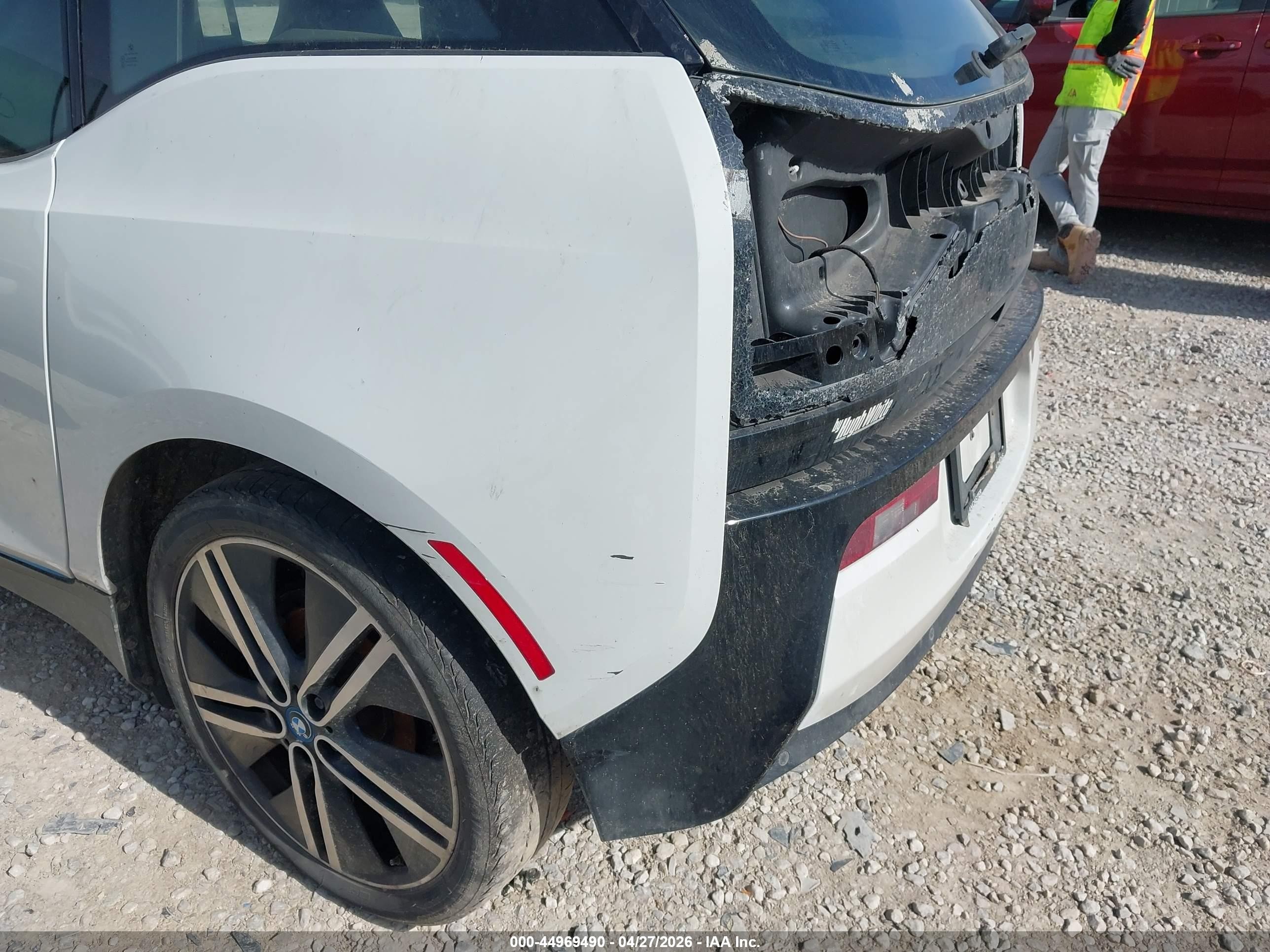 2014 Bmw I3   White vin: WBY1Z2C50EV285496