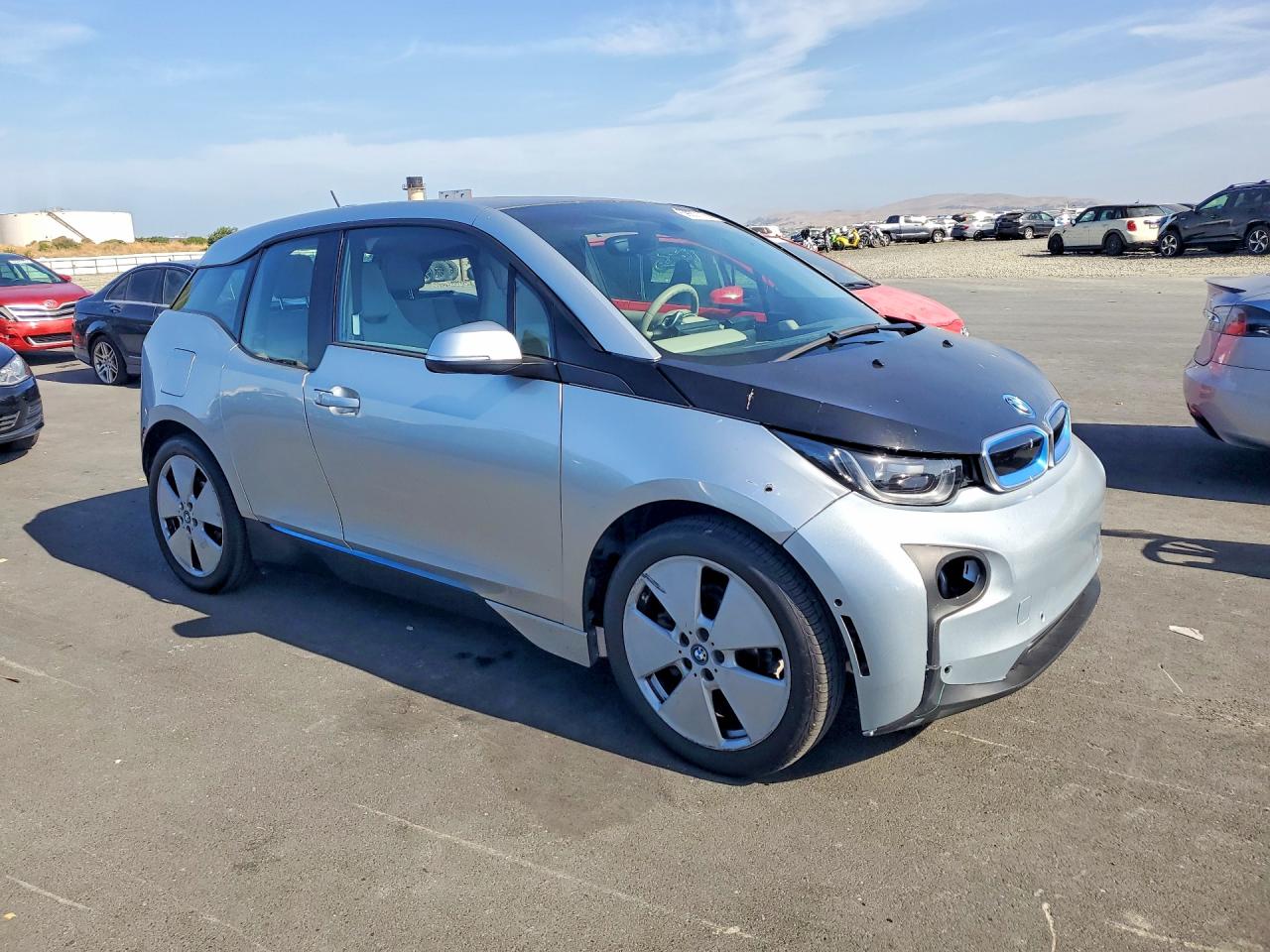 2014 Bmw I3 Bev Серебряный vin: WBY1Z2C50EV285997