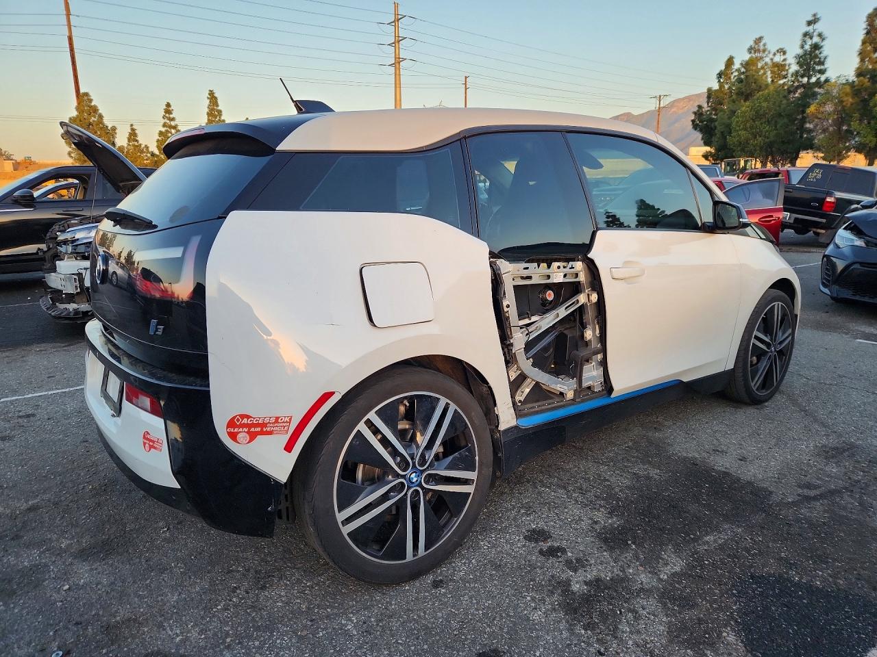 2015 Bmw I3 Bev White vin: WBY1Z2C50FV286746