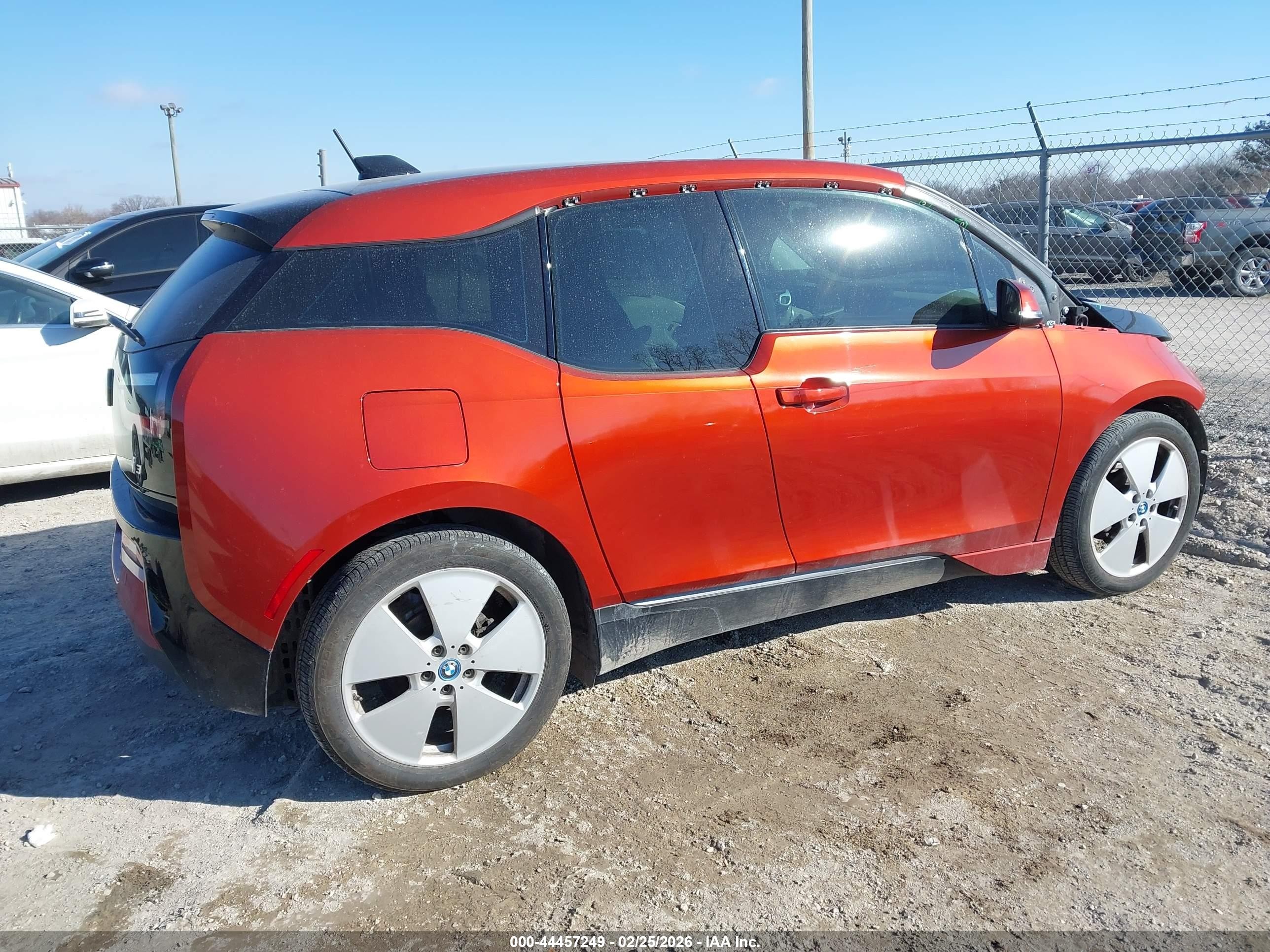 2014 Bmw I3   Orange vin: WBY1Z2C51EV284485