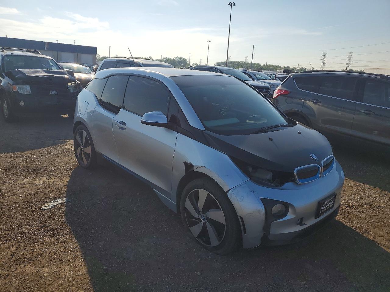 2014 Bmw I3 Bev Silver vin: WBY1Z2C53EV284598