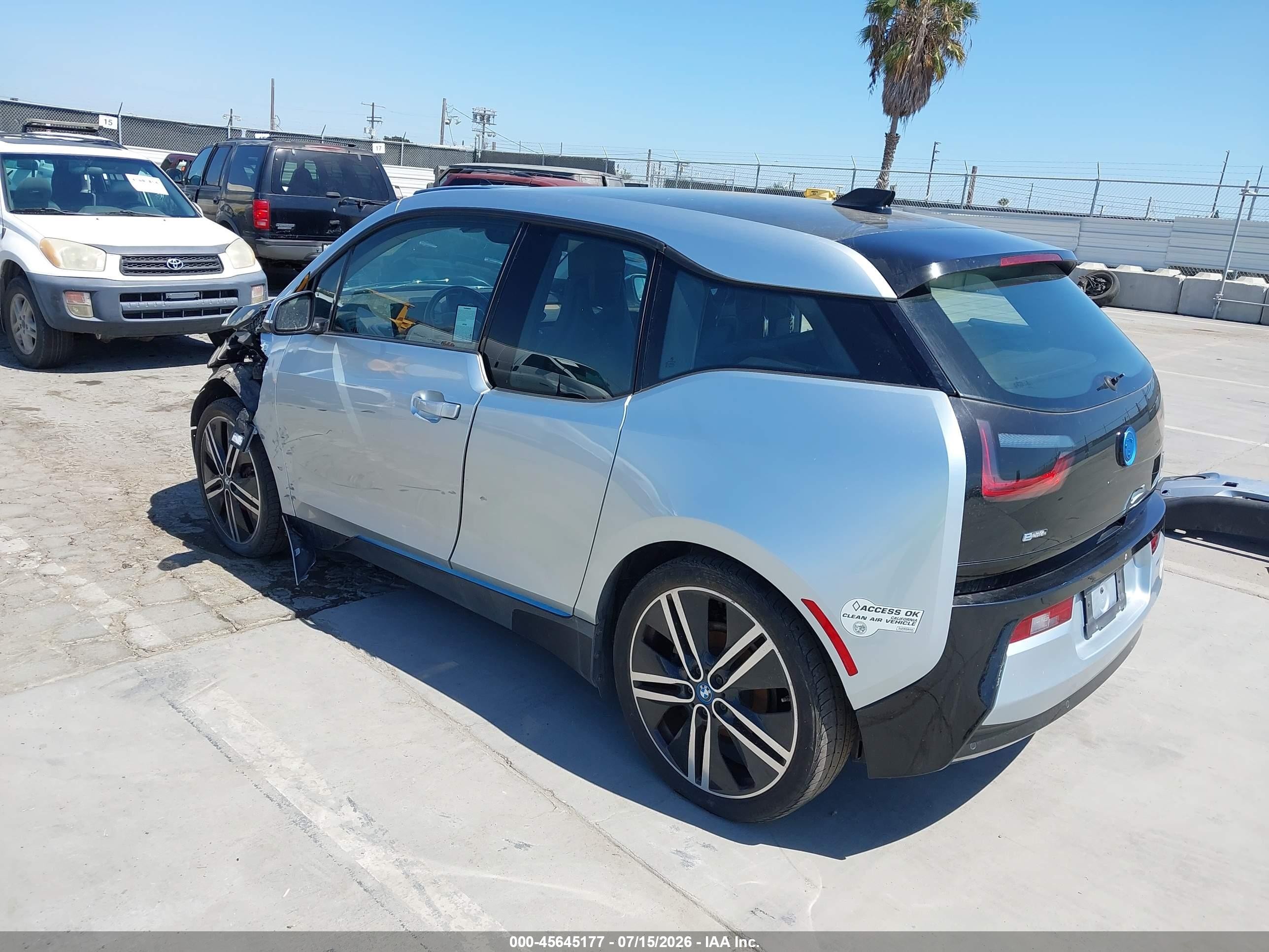 2014 Bmw I3   Silver vin: WBY1Z2C53EV286108