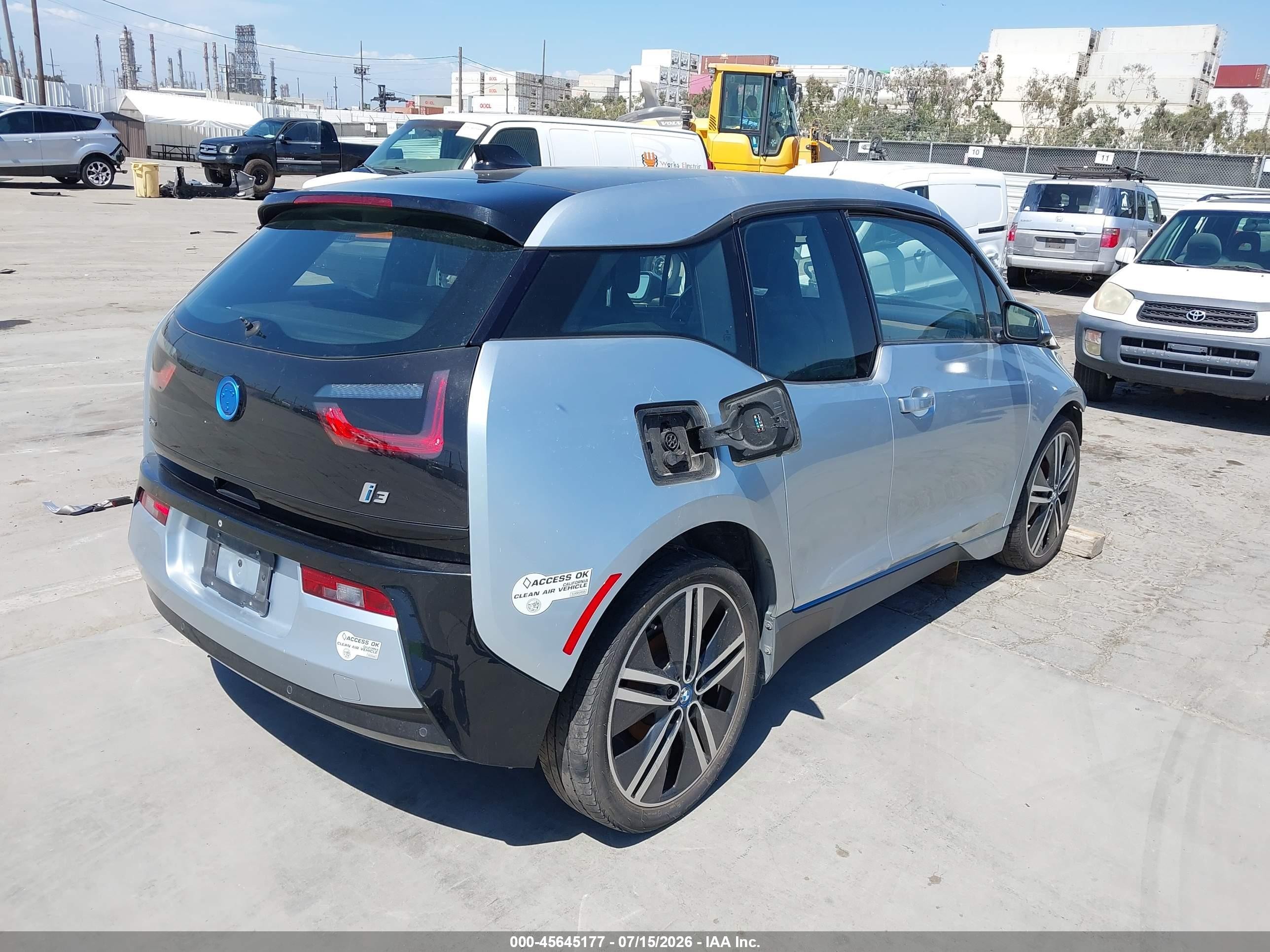 2014 Bmw I3   Silver vin: WBY1Z2C53EV286108
