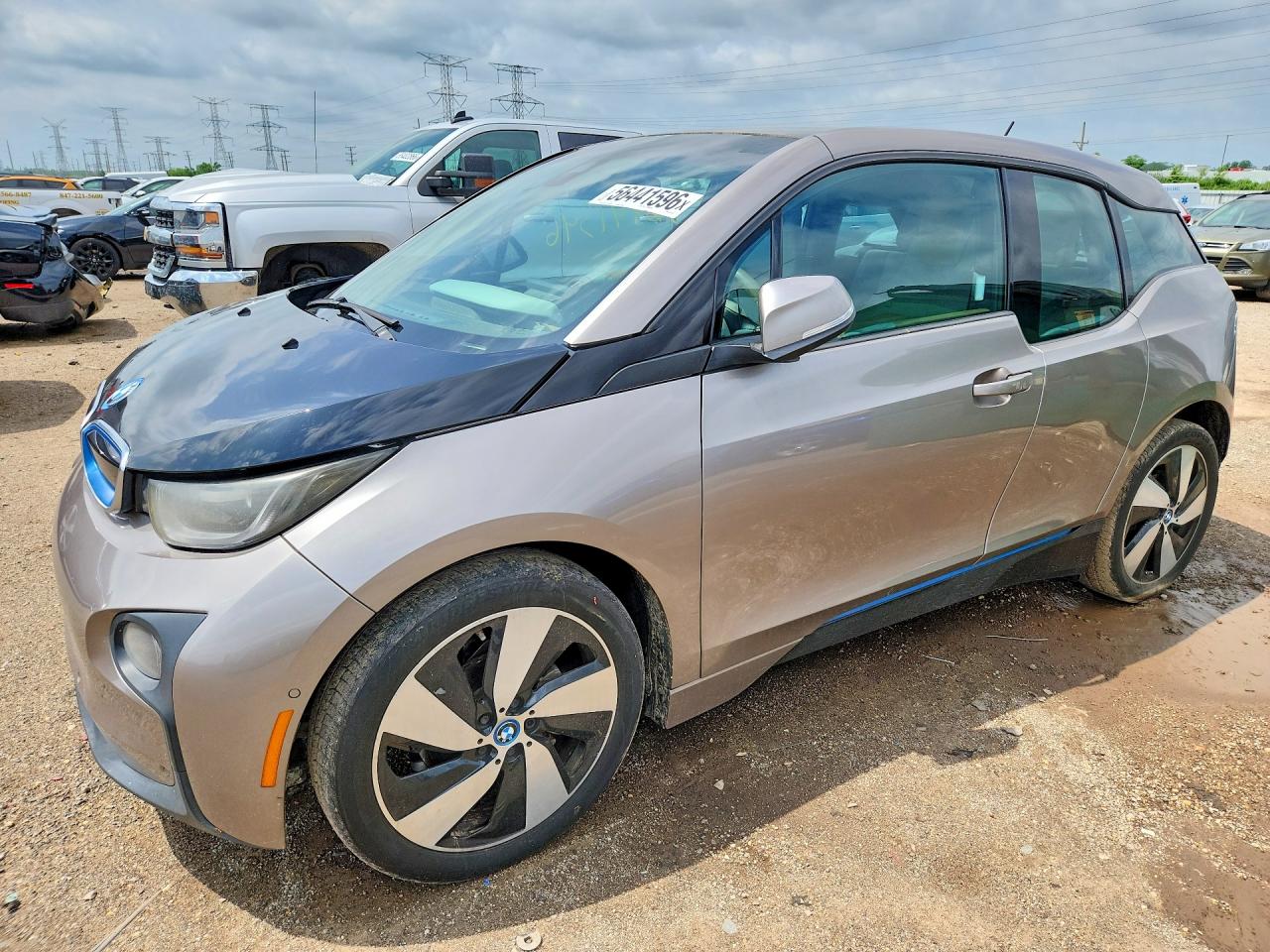 2014 Bmw I3 Bev Silver vin: WBY1Z2C53EVX51079