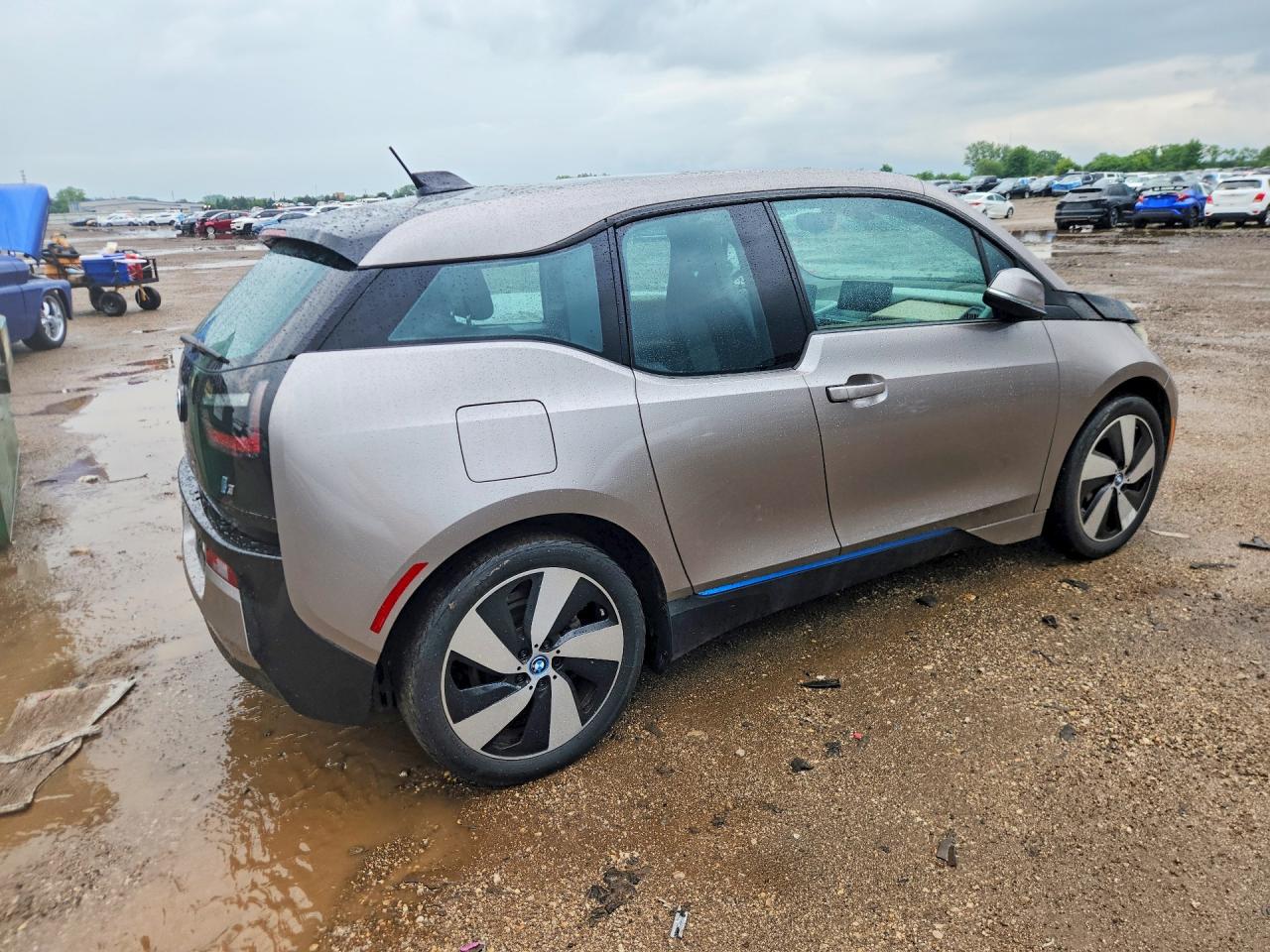 2014 Bmw I3 Bev Silver vin: WBY1Z2C53EVX51079