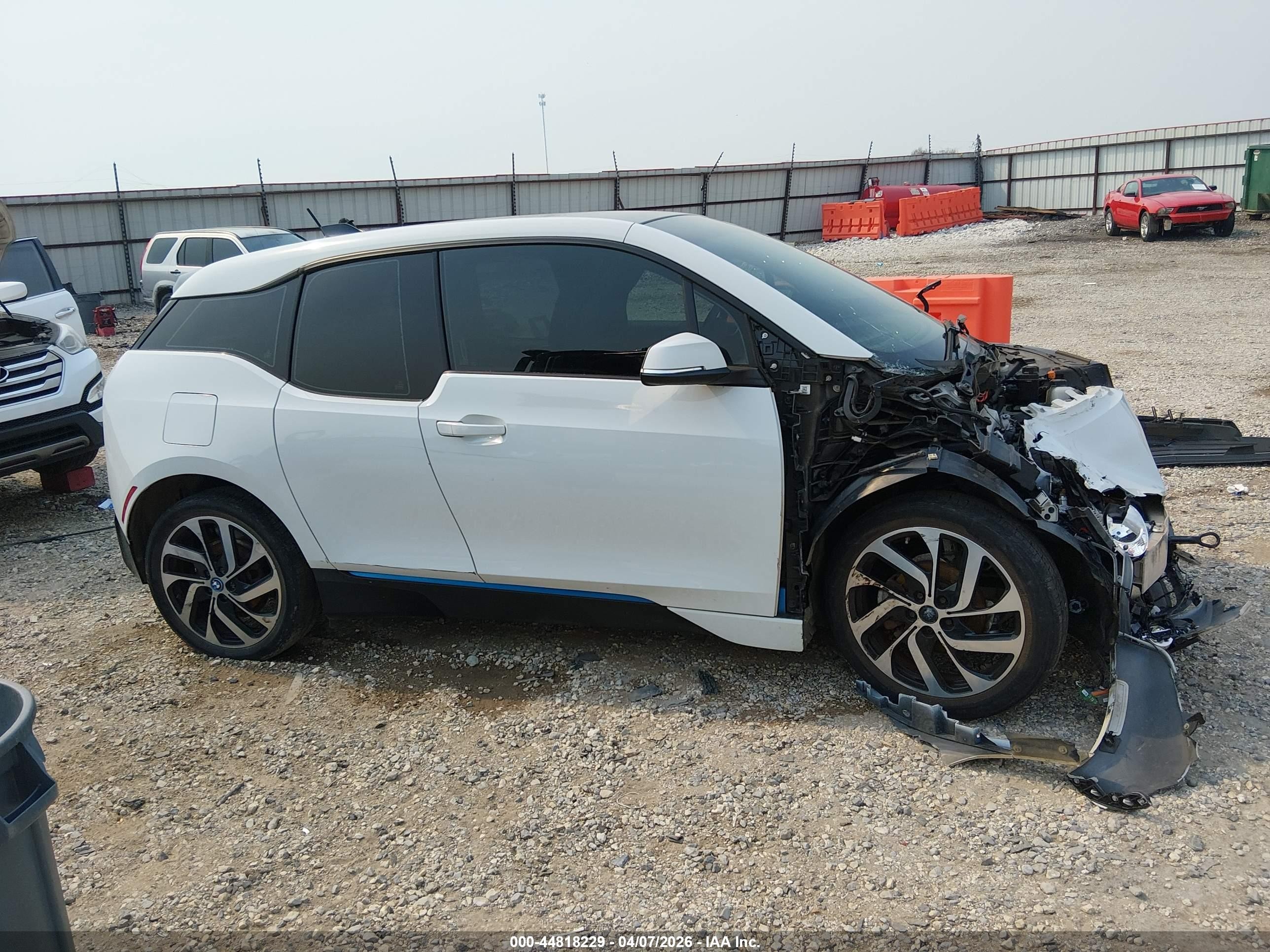 2014 Bmw I3 White vin: WBY1Z2C54EVX51043
