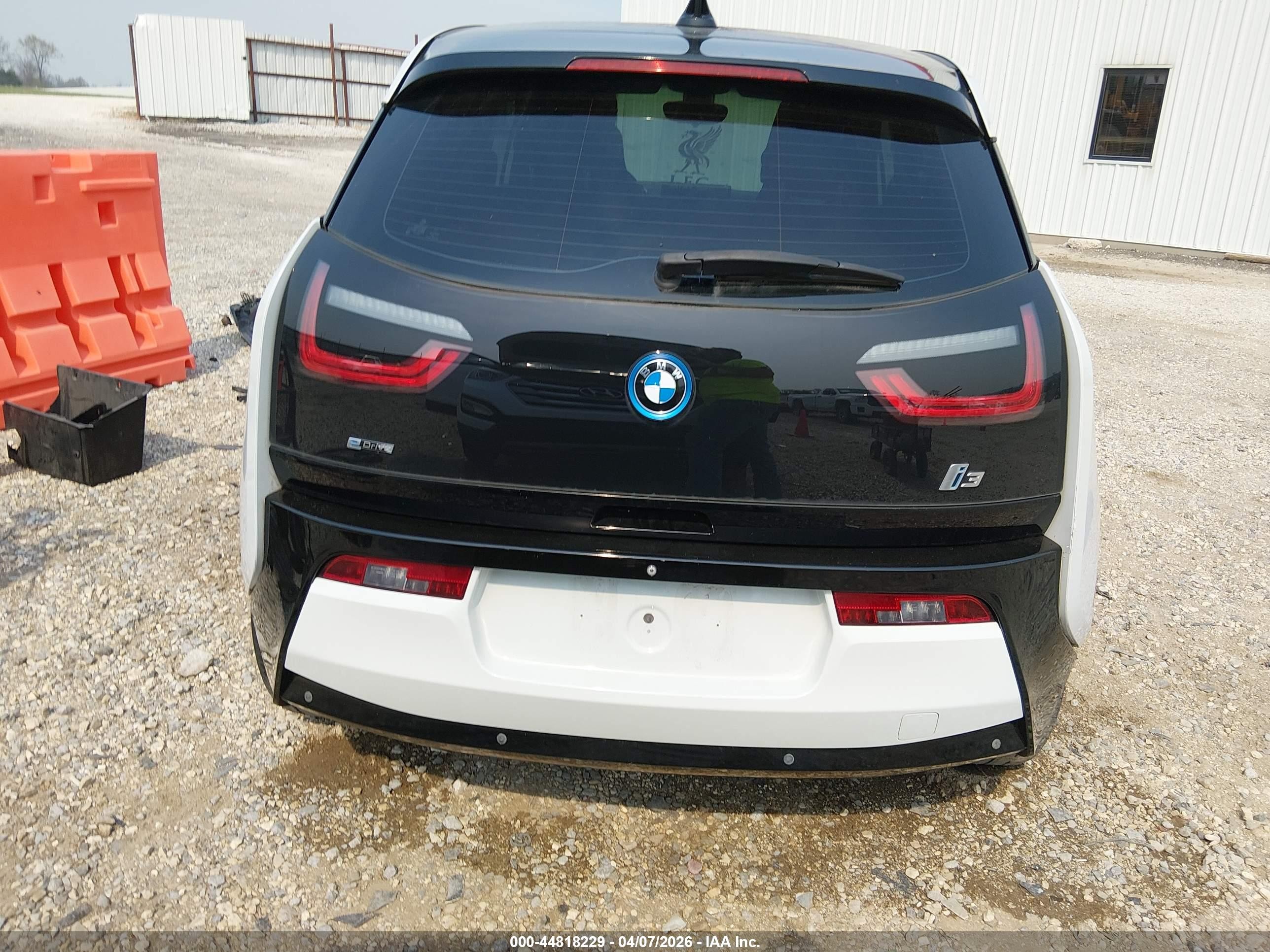 2014 Bmw I3 White vin: WBY1Z2C54EVX51043