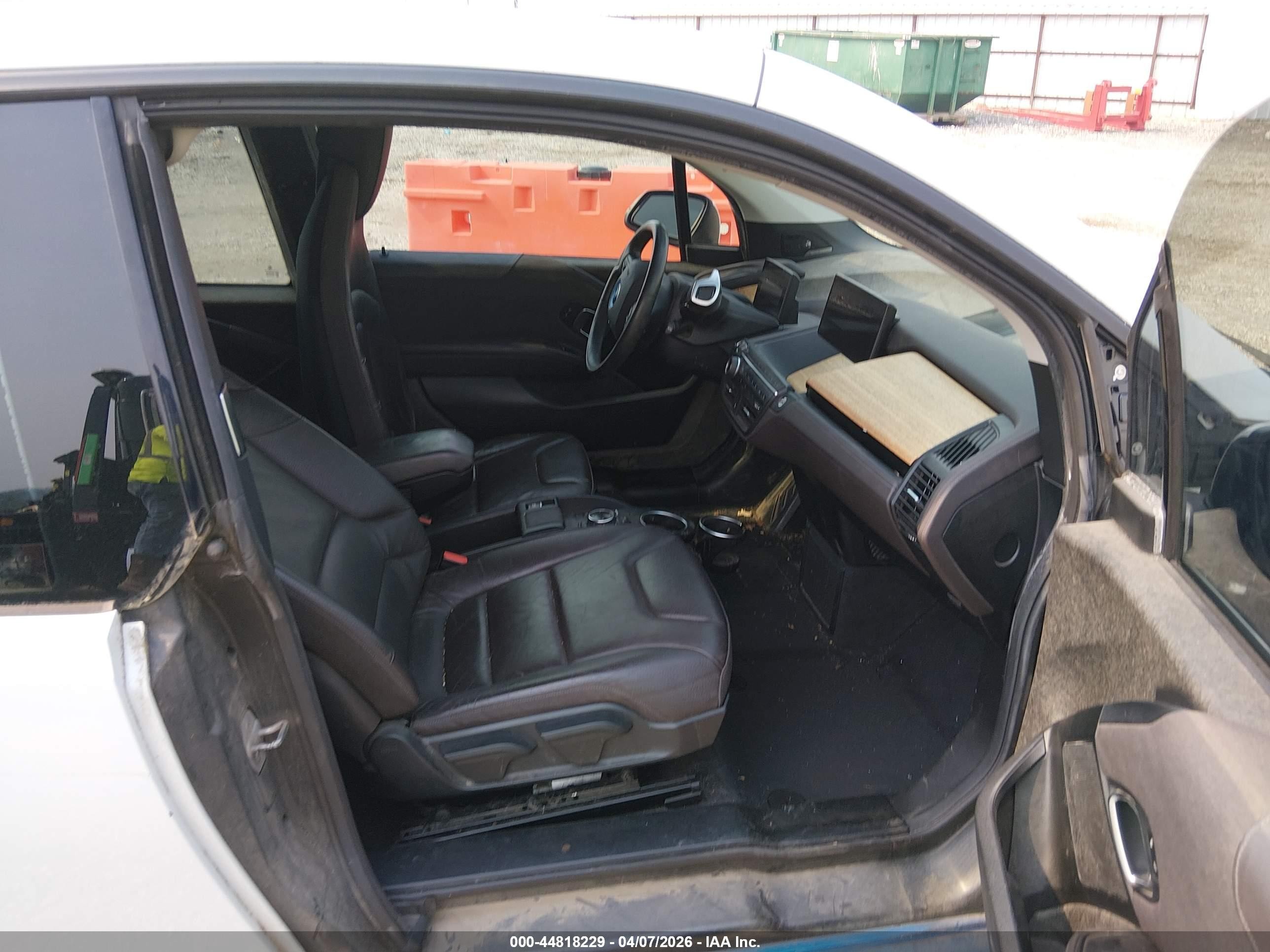 2014 Bmw I3 White vin: WBY1Z2C54EVX51043