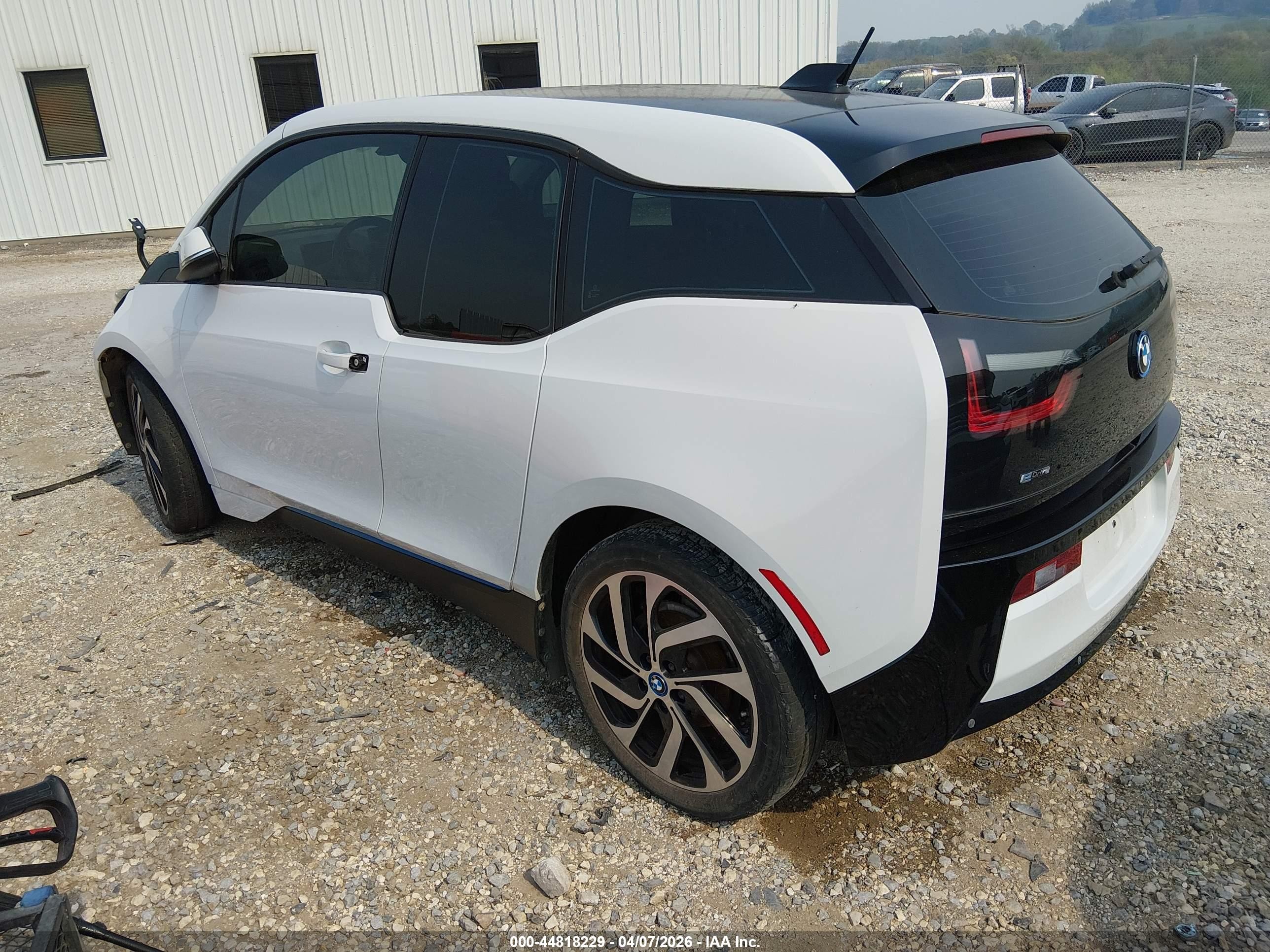 2014 Bmw I3 White vin: WBY1Z2C54EVX51043