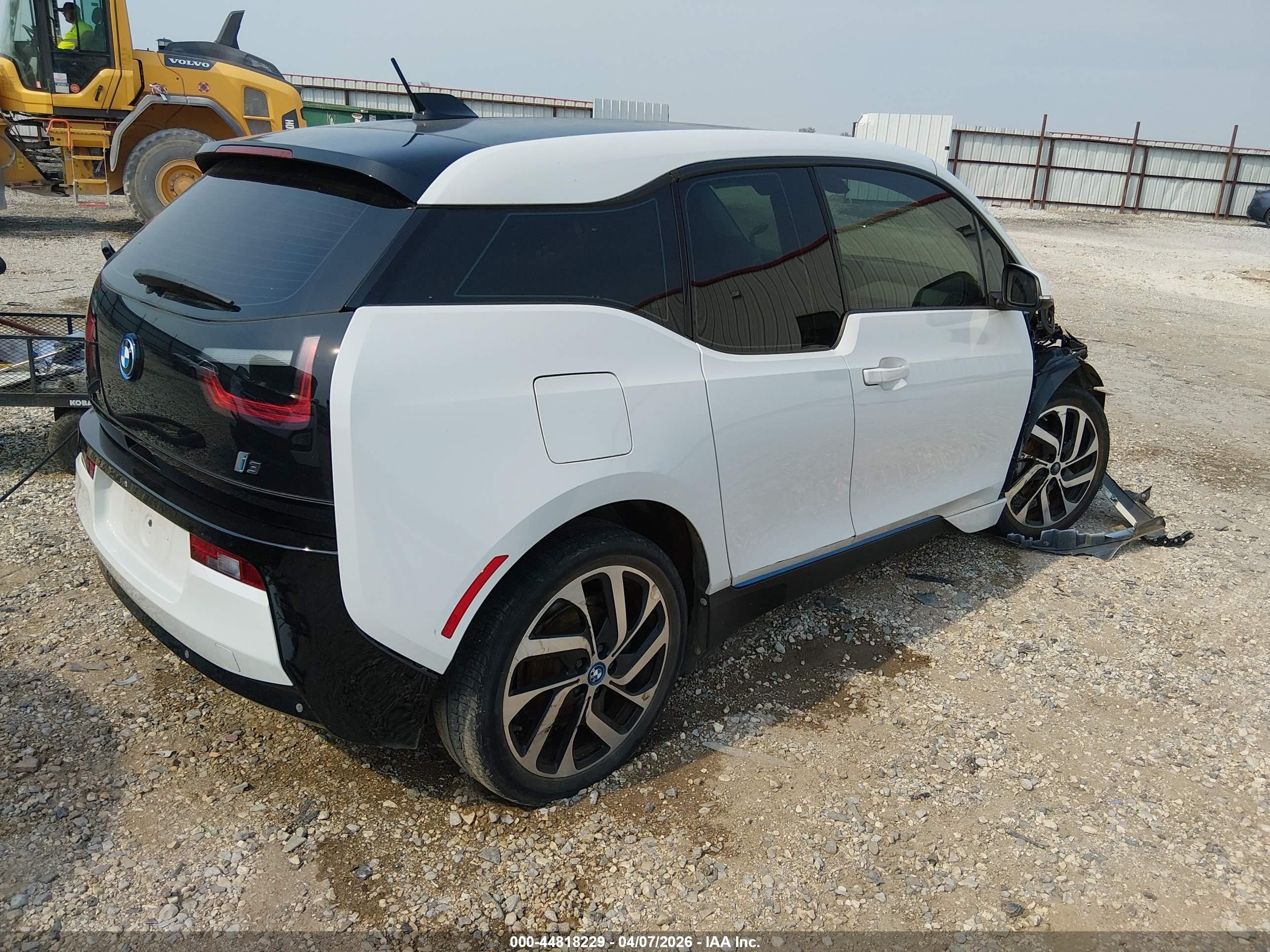 2014 Bmw I3 White vin: WBY1Z2C54EVX51043