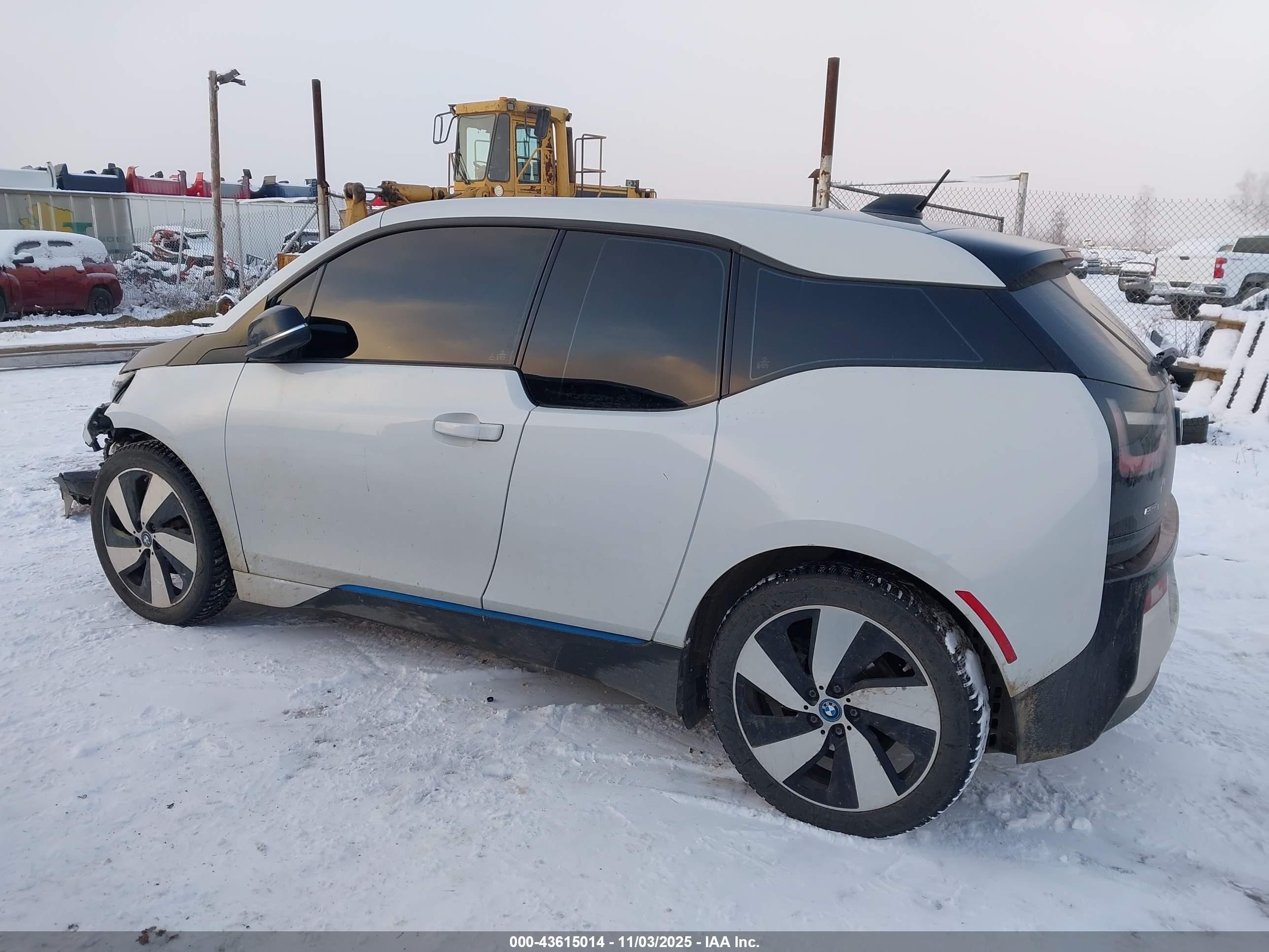 2015 Bmw I3   White vin: WBY1Z2C54FV287382