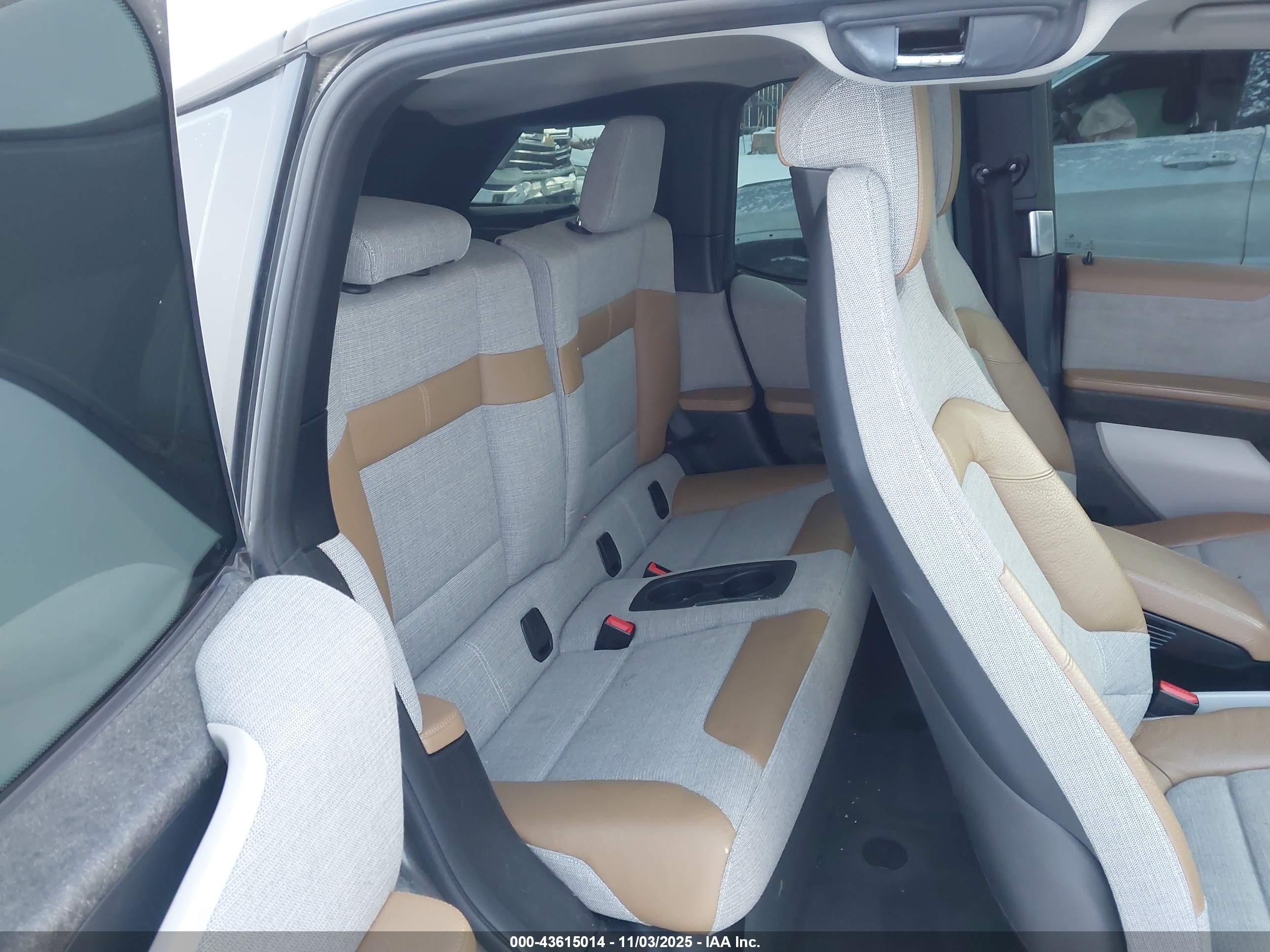 2015 Bmw I3   White vin: WBY1Z2C54FV287382