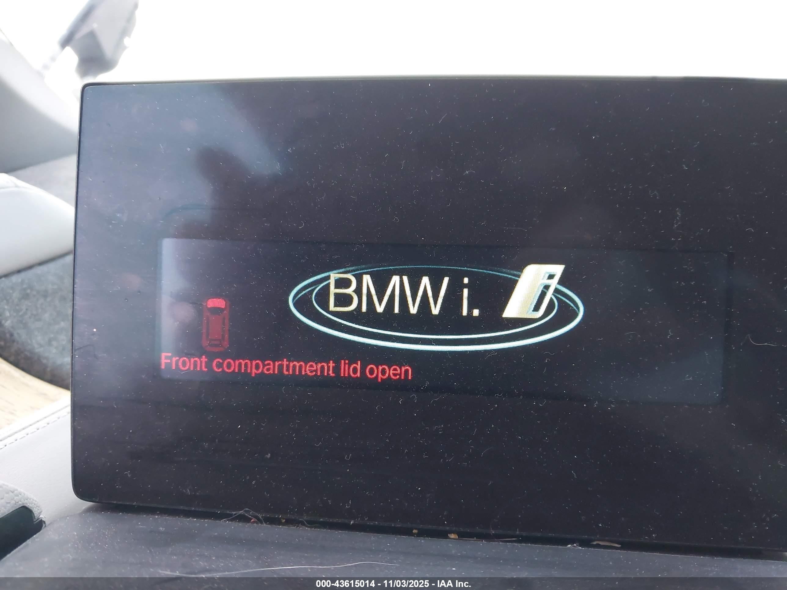 2015 Bmw I3   White vin: WBY1Z2C54FV287382