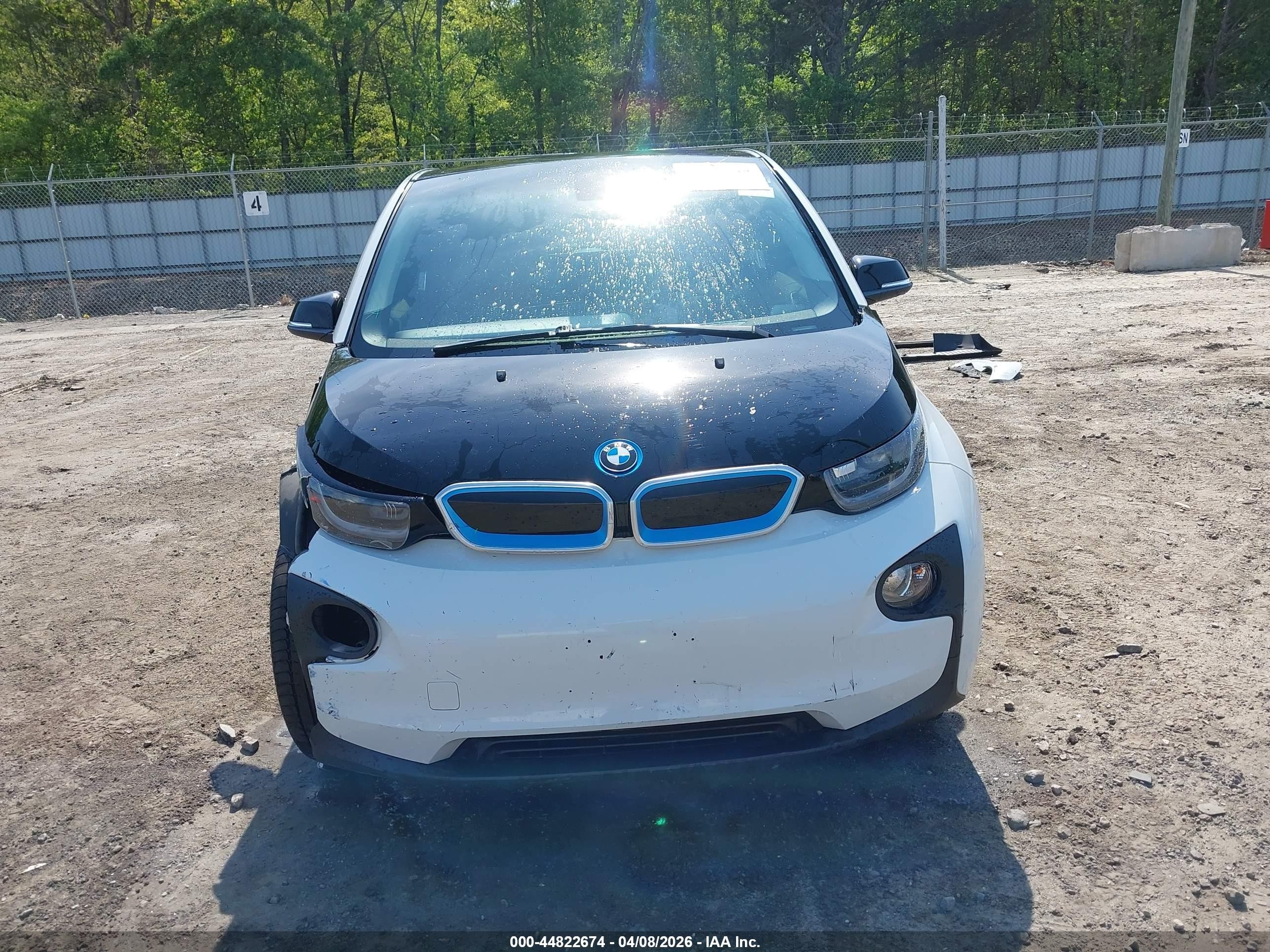 2015 Bmw I3 White vin: WBY1Z2C54FV555590