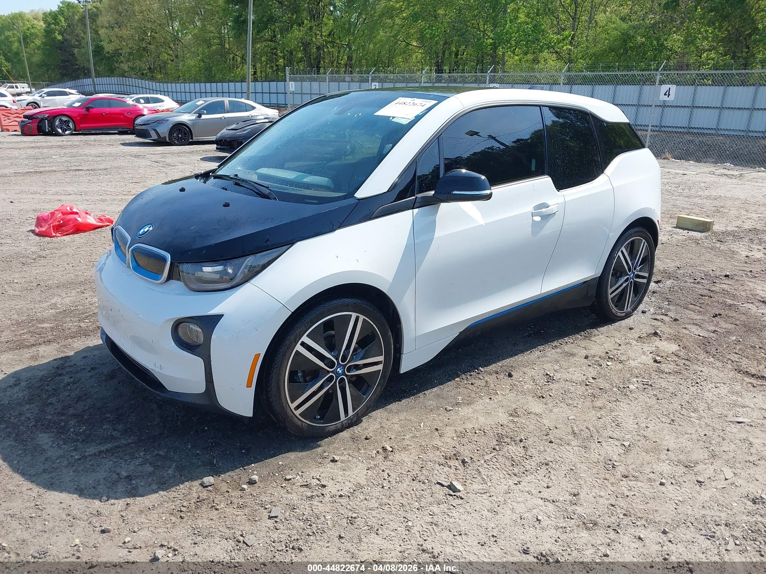 2015 Bmw I3 White vin: WBY1Z2C54FV555590