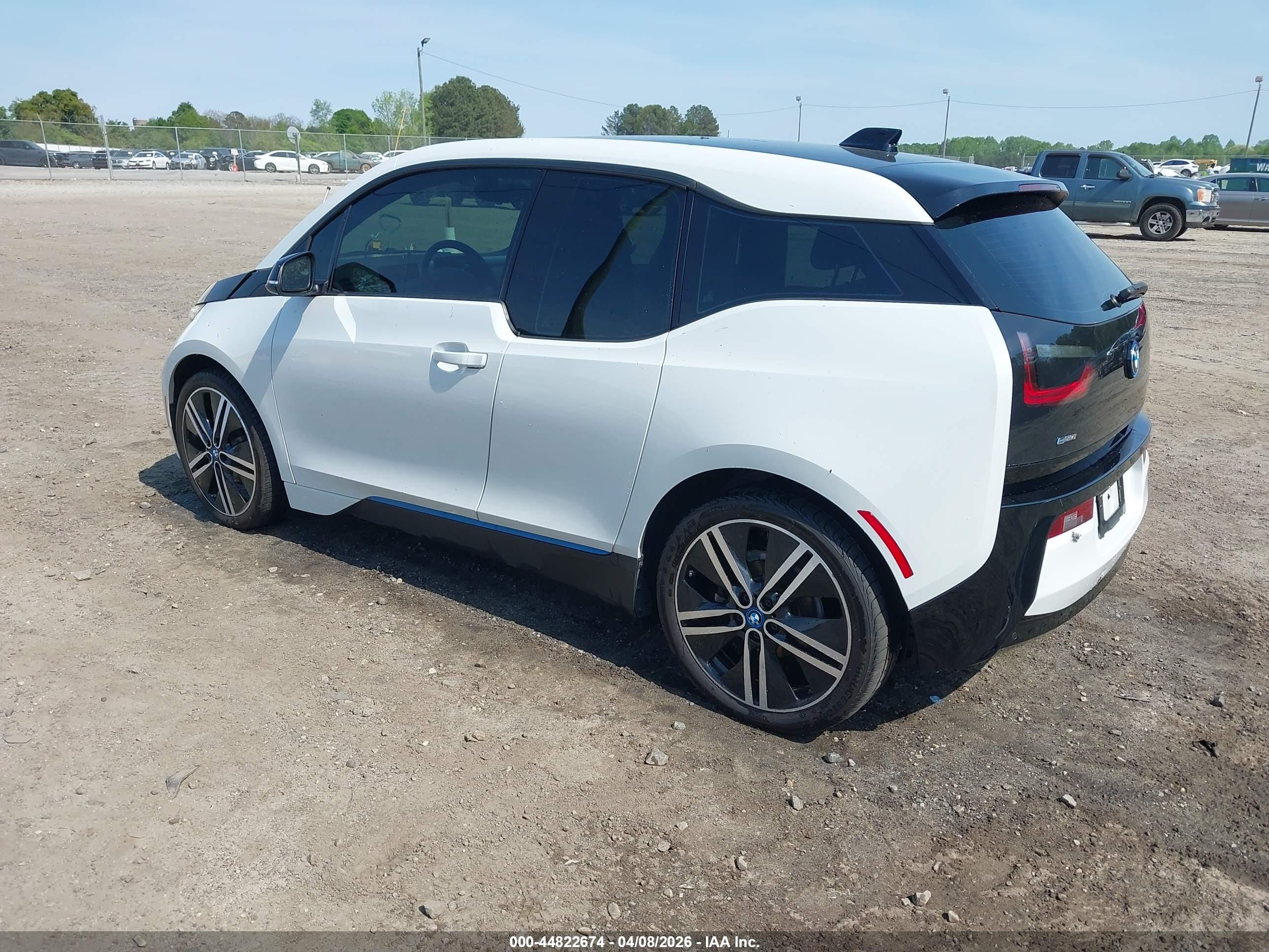 2015 Bmw I3 White vin: WBY1Z2C54FV555590