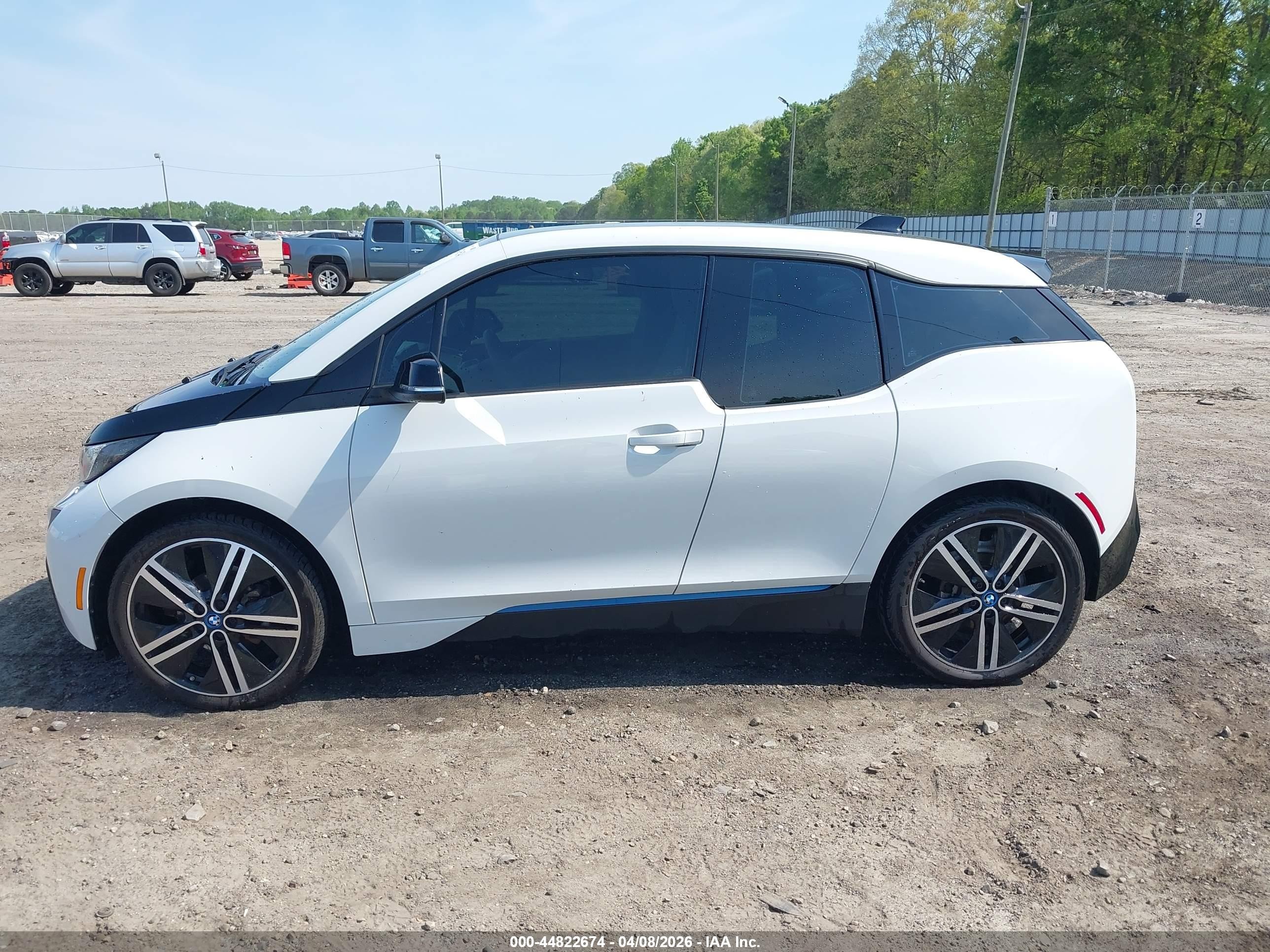 2015 Bmw I3 White vin: WBY1Z2C54FV555590