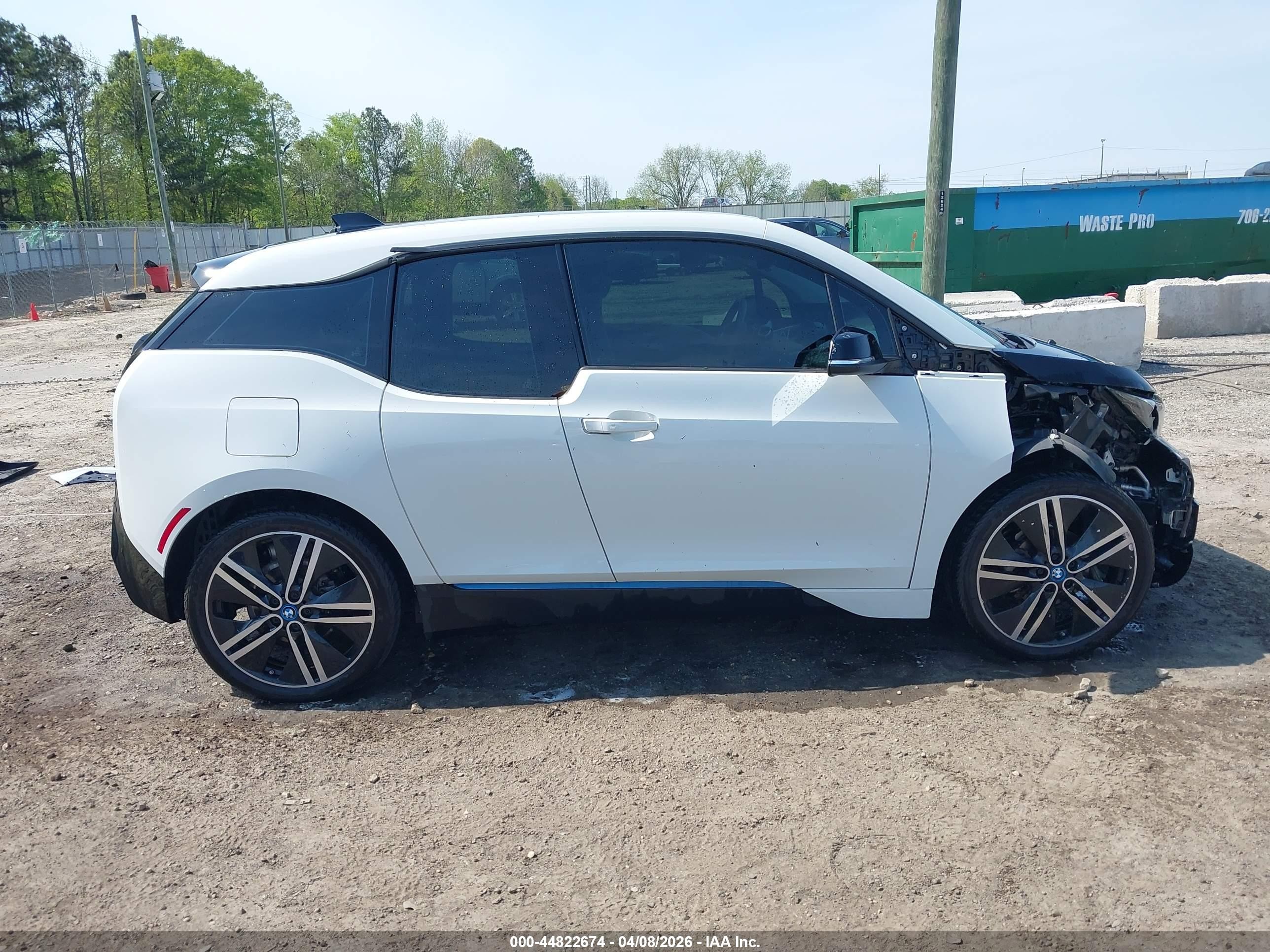 2015 Bmw I3 White vin: WBY1Z2C54FV555590