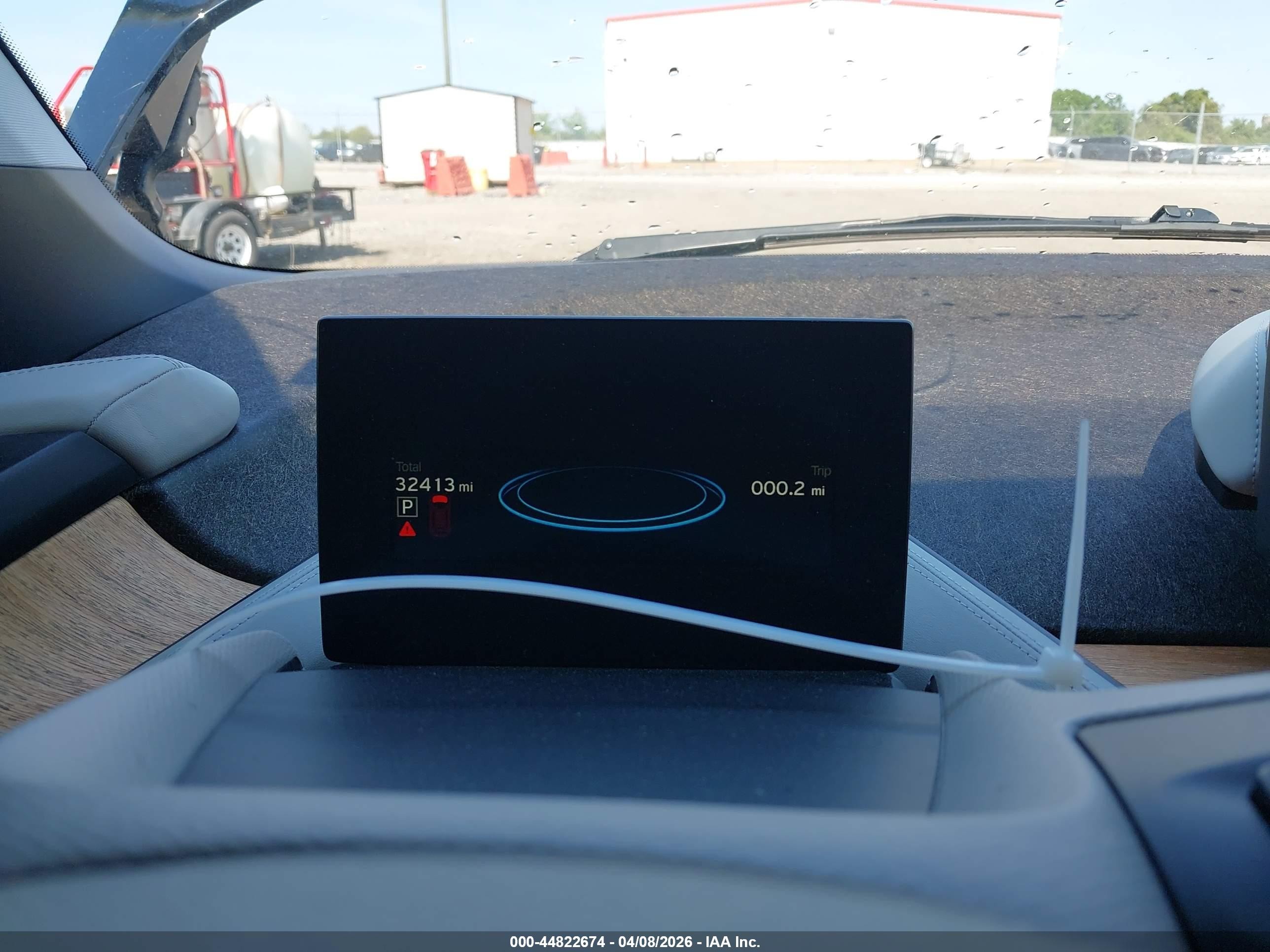 2015 Bmw I3 White vin: WBY1Z2C54FV555590