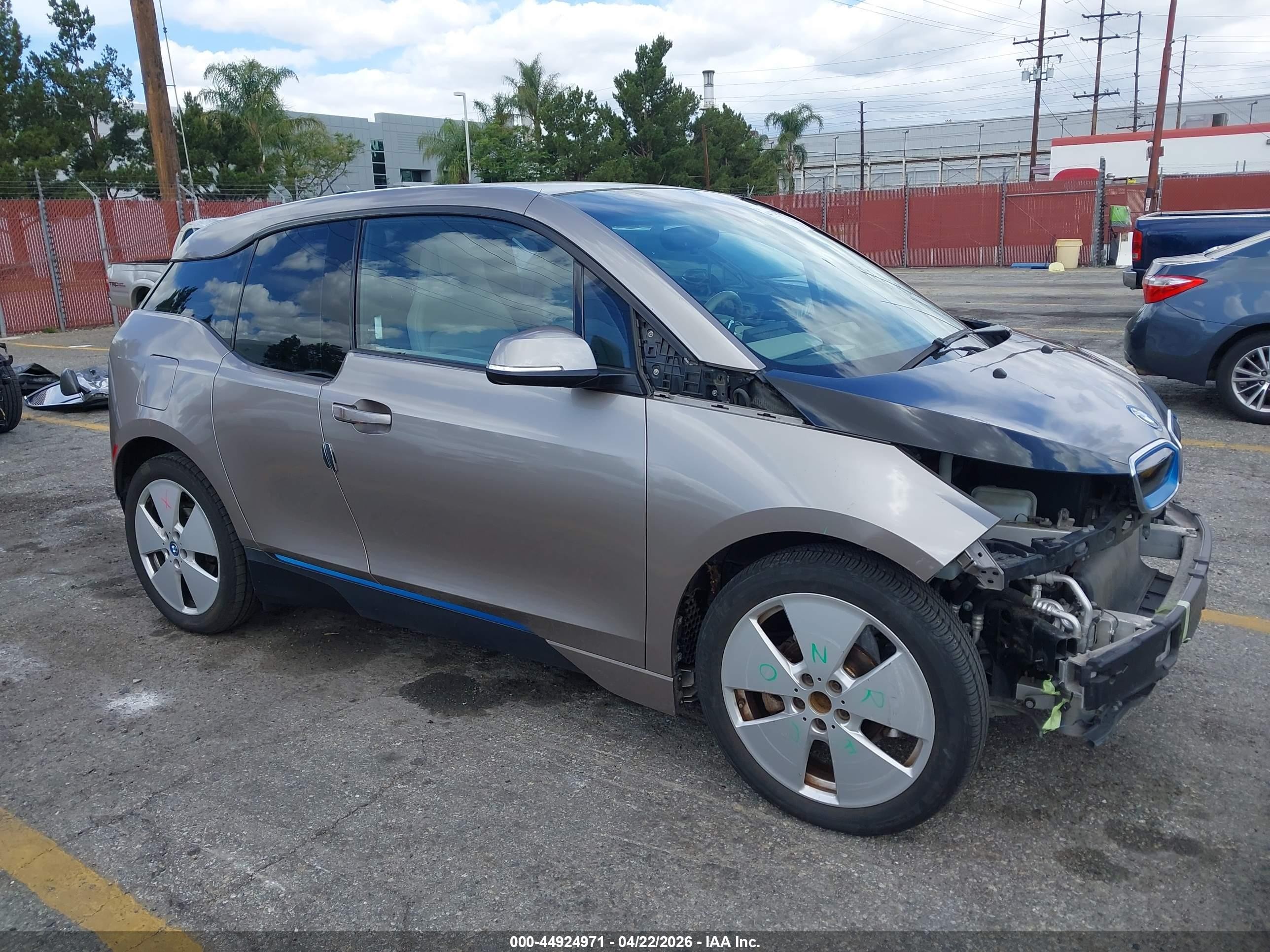 2014 Bmw I3   Brown vin: WBY1Z2C56EVX51402