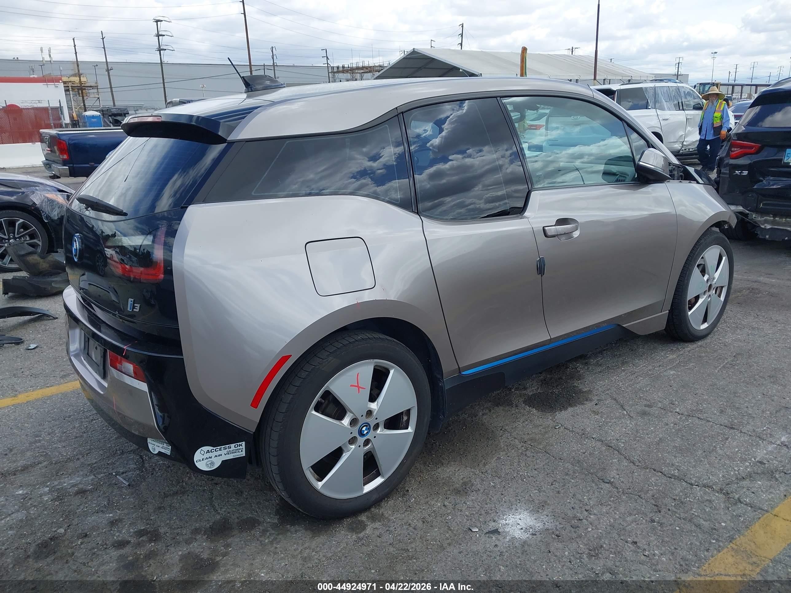 2014 Bmw I3   Brown vin: WBY1Z2C56EVX51402