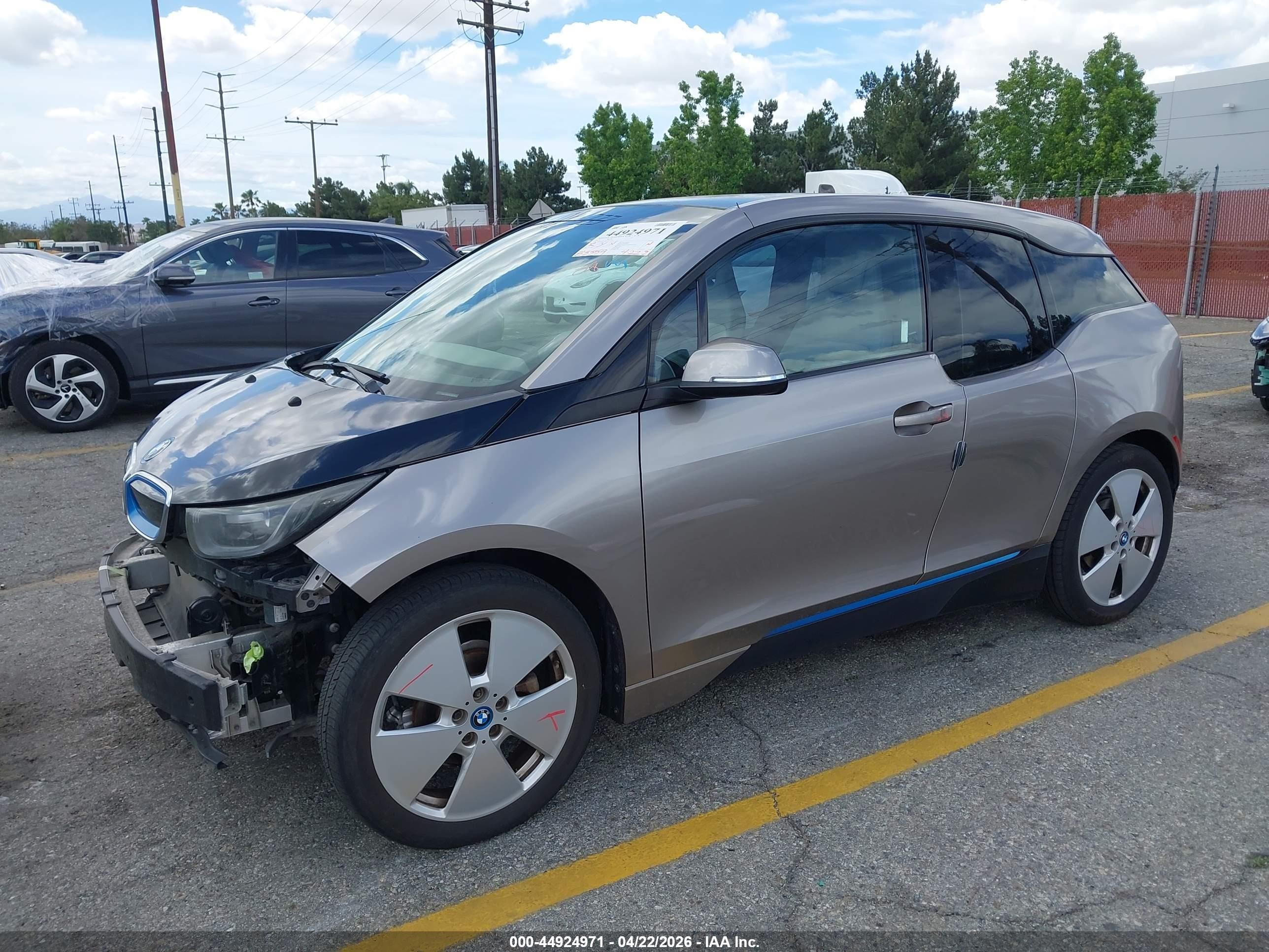 2014 Bmw I3   Brown vin: WBY1Z2C56EVX51402