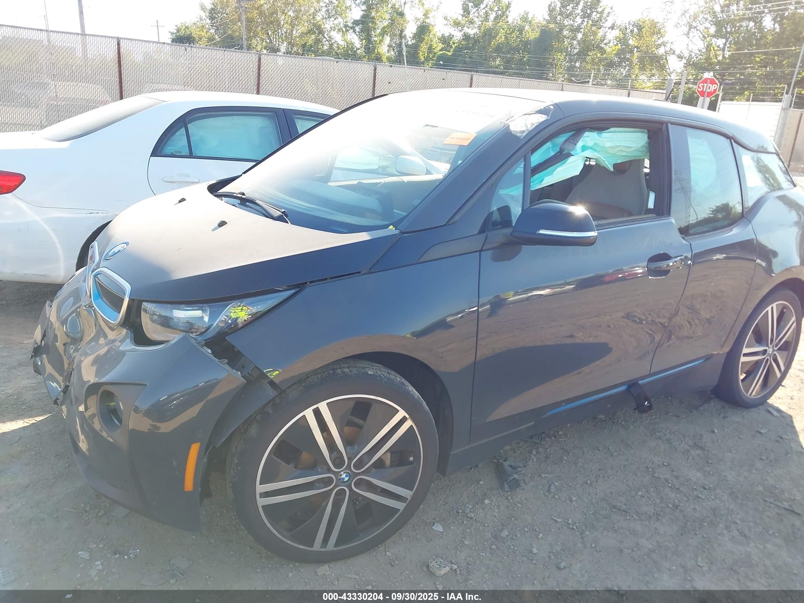 2015 Bmw I3   Gray vin: WBY1Z2C56FV287464
