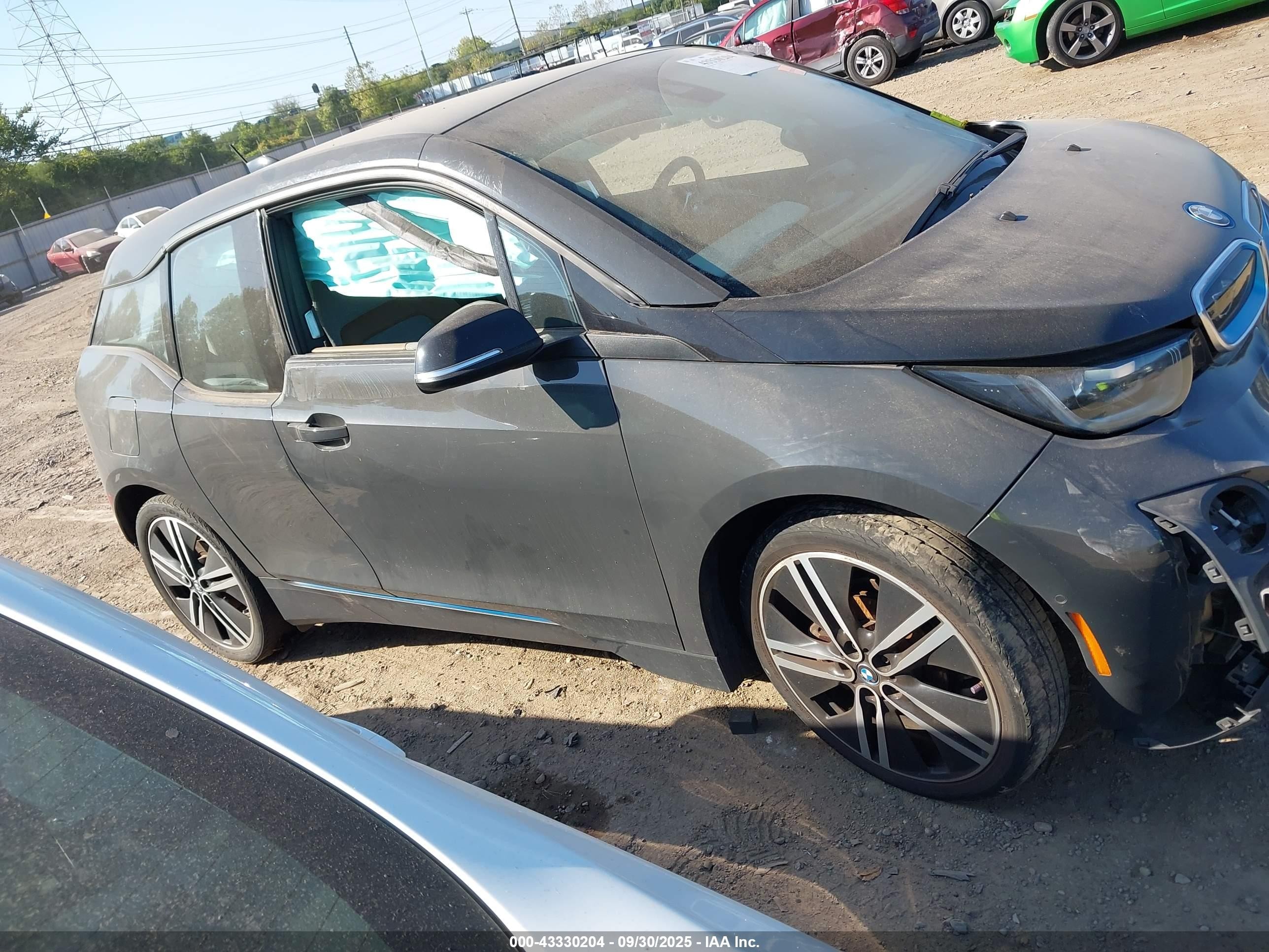 2015 Bmw I3   Gray vin: WBY1Z2C56FV287464