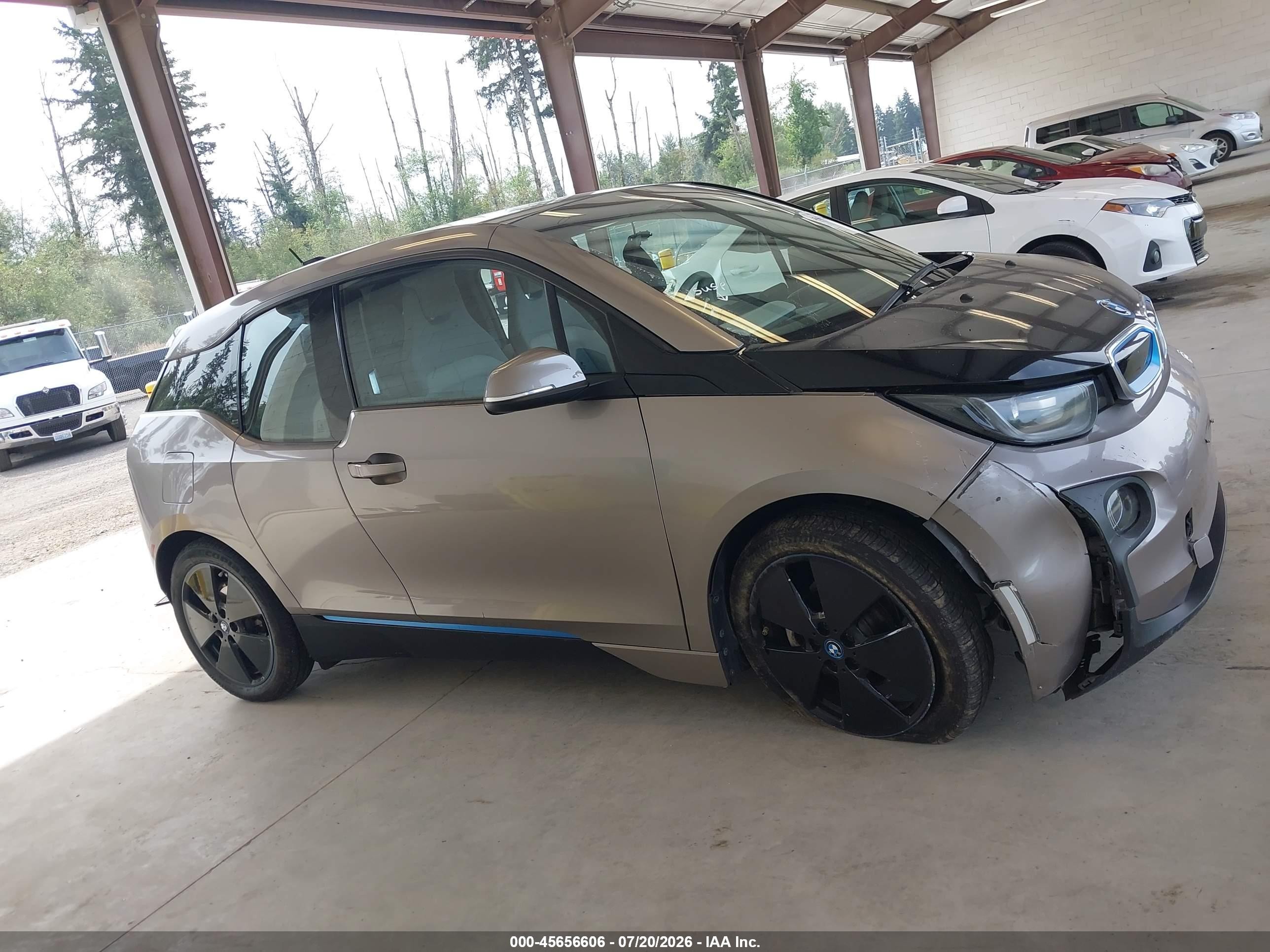 2014 Bmw I3 Gray vin: WBY1Z2C57EVX51408
