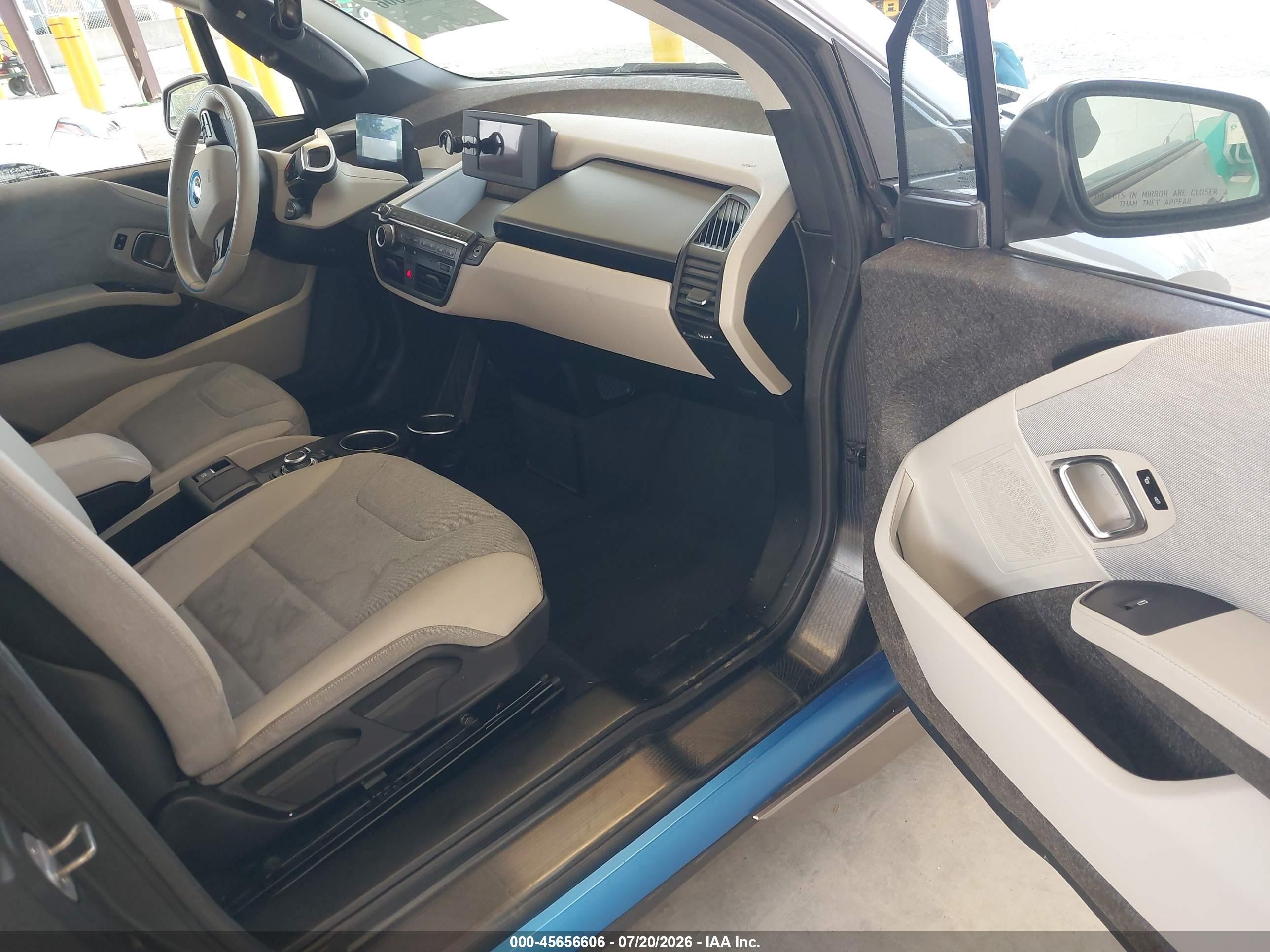 2014 Bmw I3 Gray vin: WBY1Z2C57EVX51408