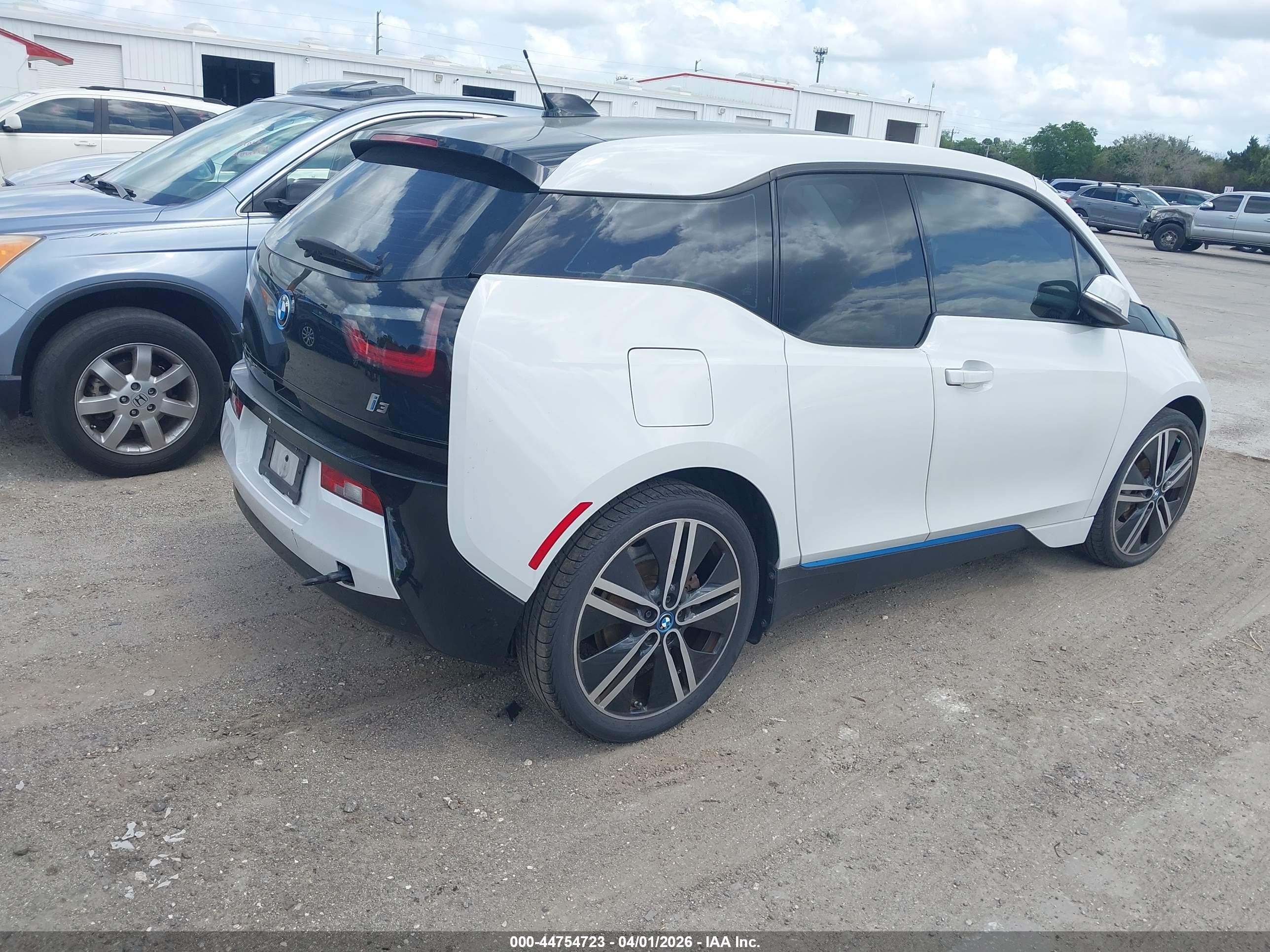 2014 Bmw I3 White vin: WBY1Z2C5XEV284274