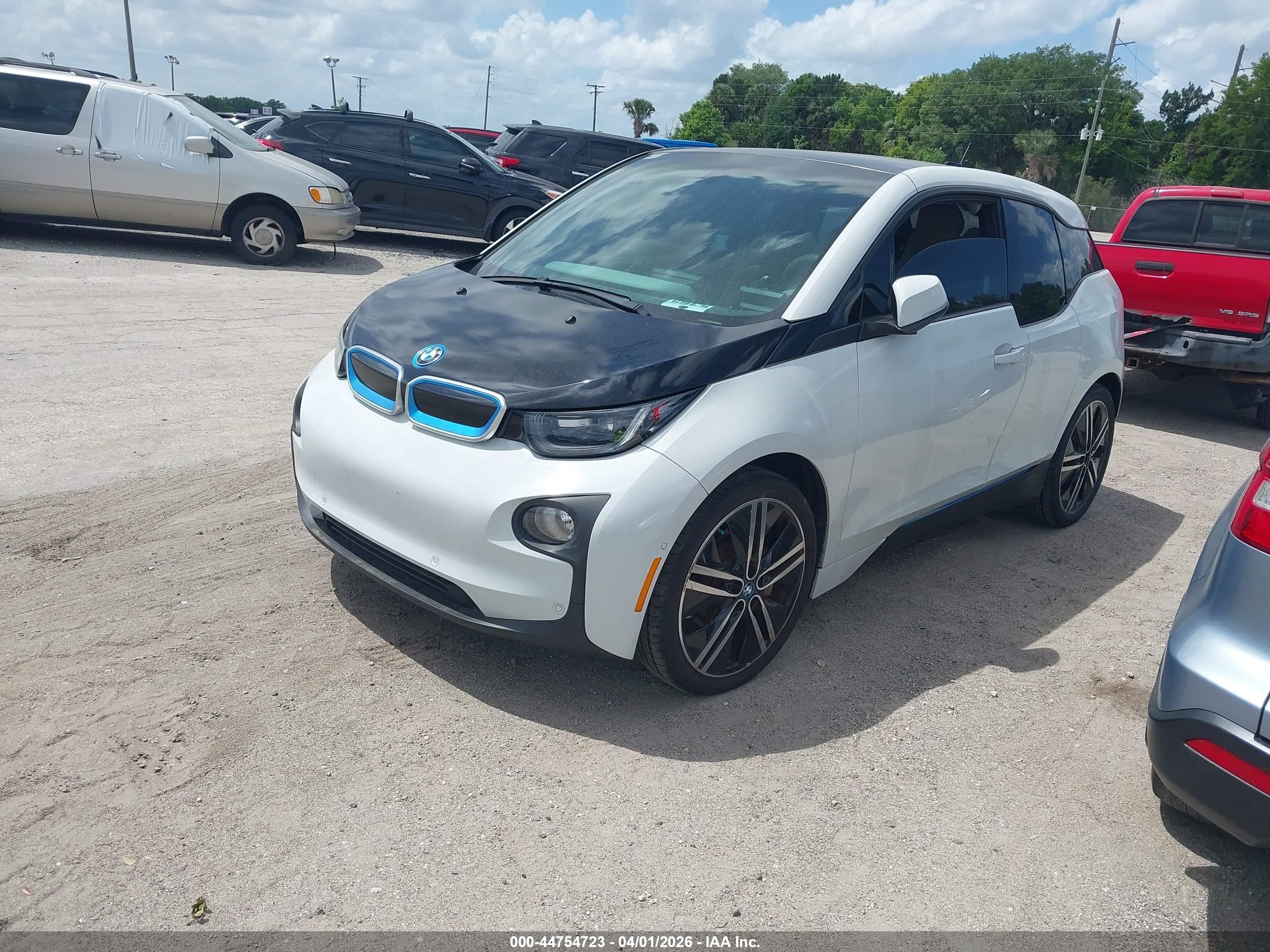2014 Bmw I3 White vin: WBY1Z2C5XEV284274