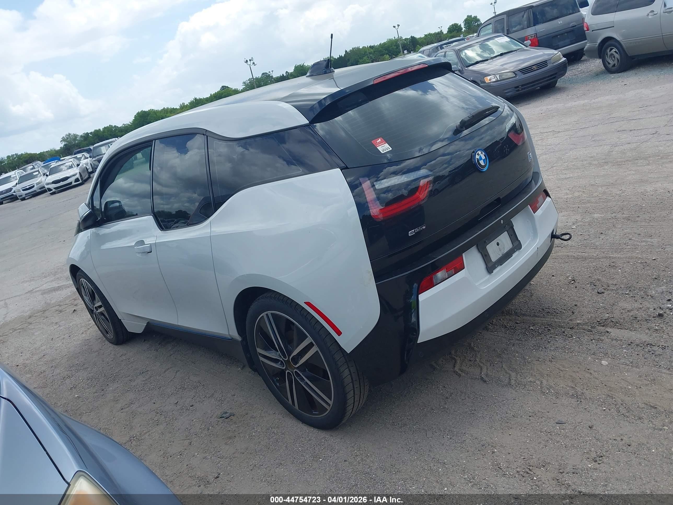 2014 Bmw I3 White vin: WBY1Z2C5XEV284274