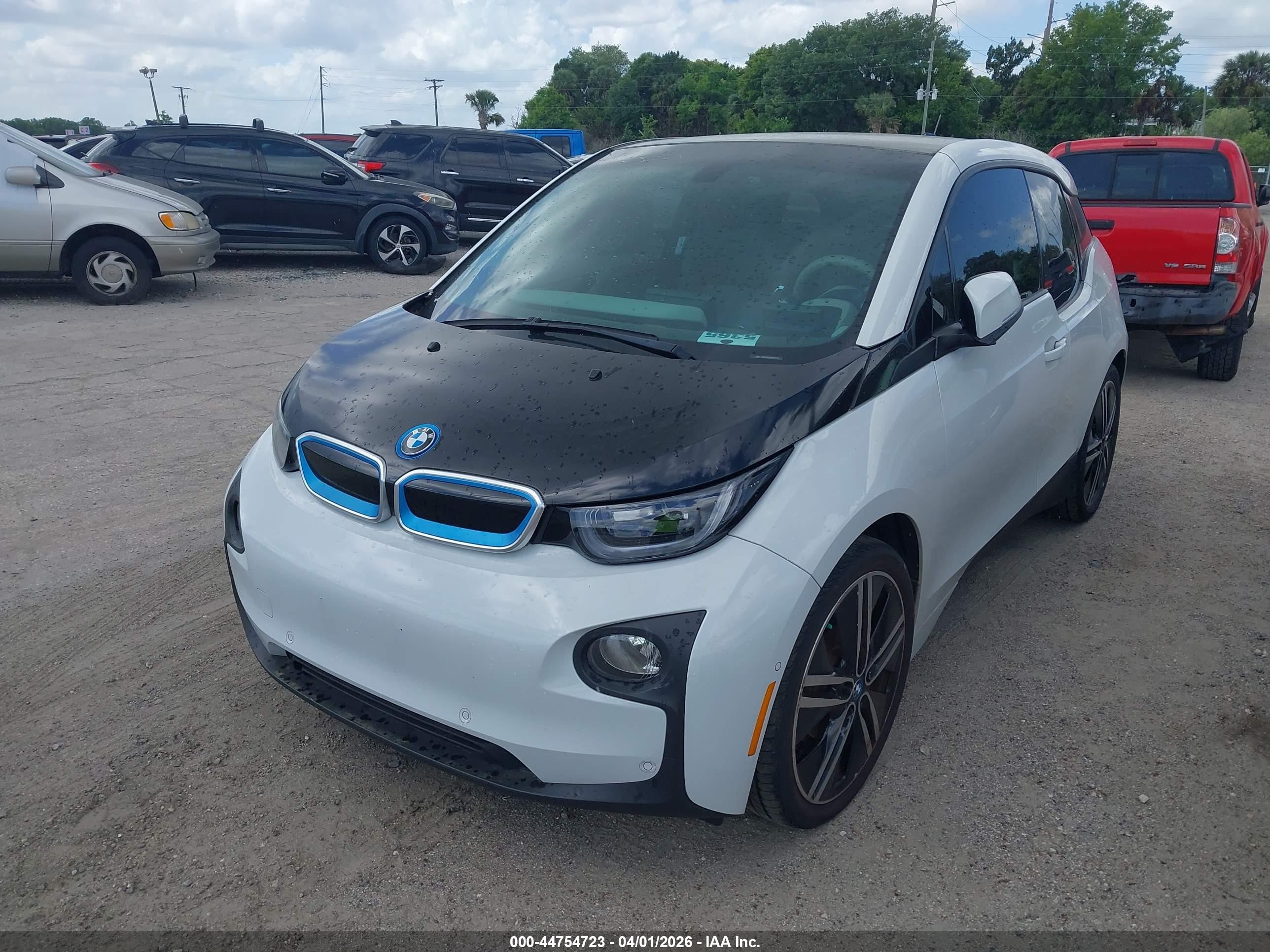 2014 Bmw I3 White vin: WBY1Z2C5XEV284274