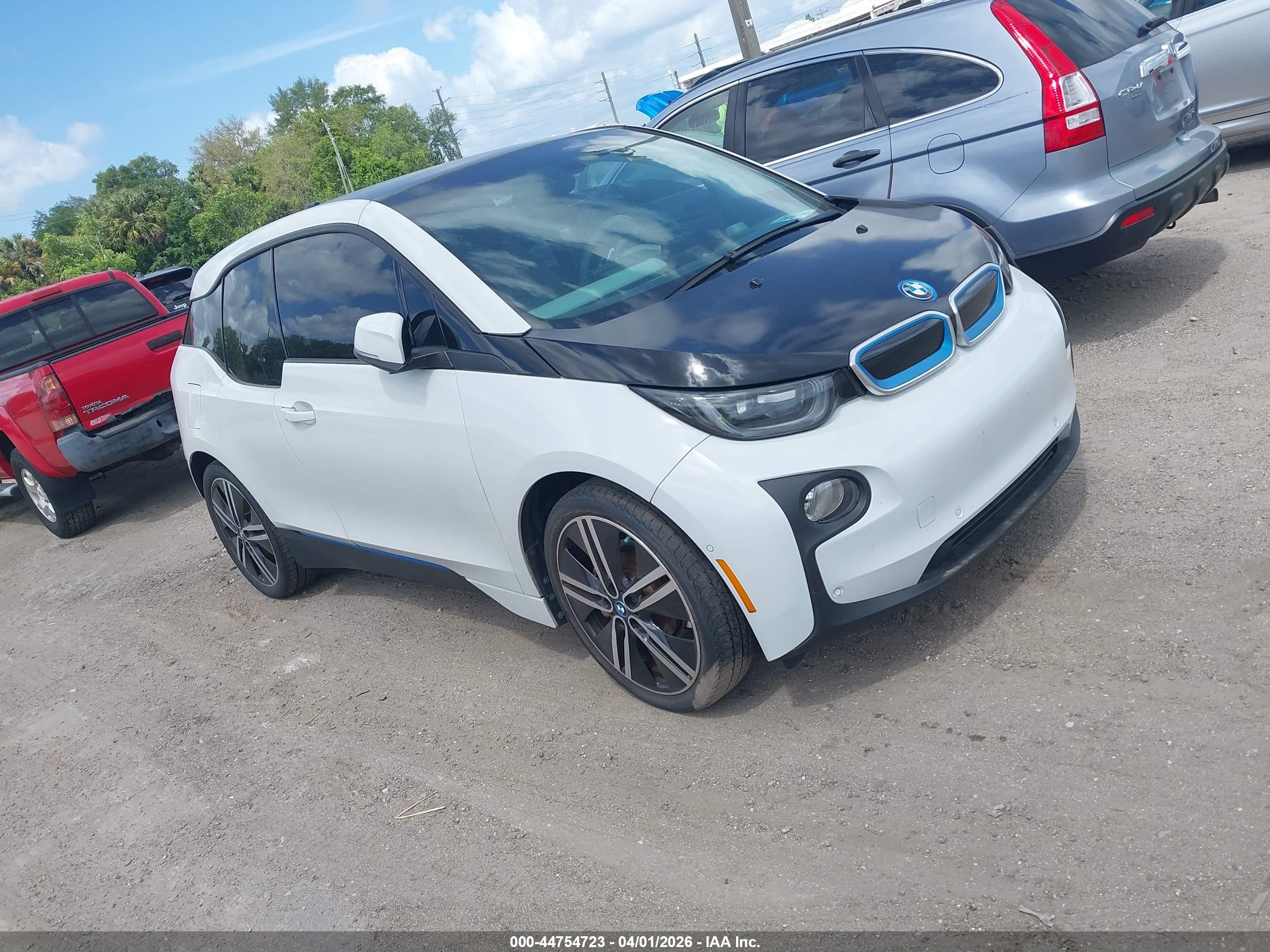 2014 Bmw I3 White vin: WBY1Z2C5XEV284274