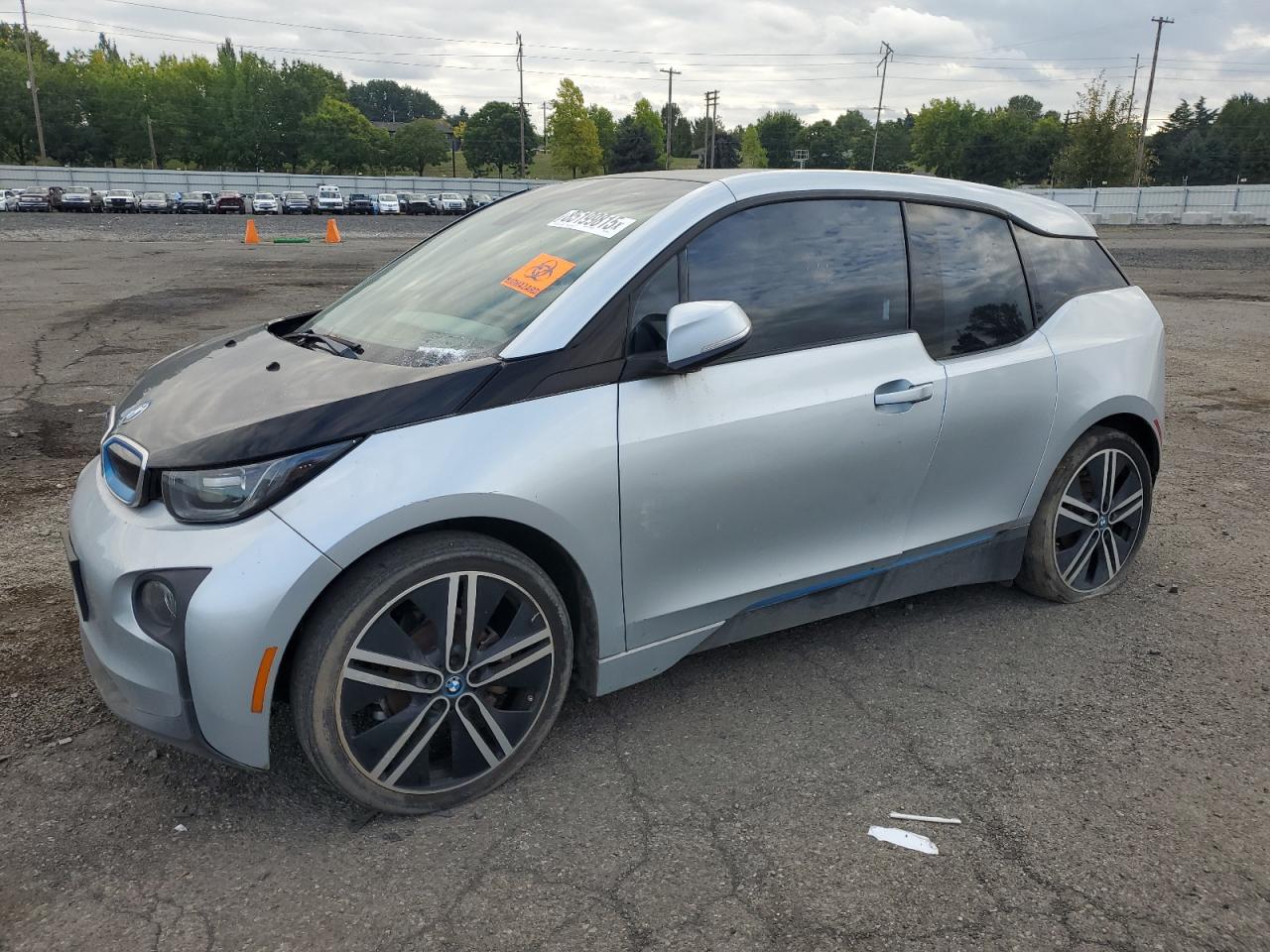 2014 Bmw I3 Rex Silver vin: WBY1Z4C50EV277460