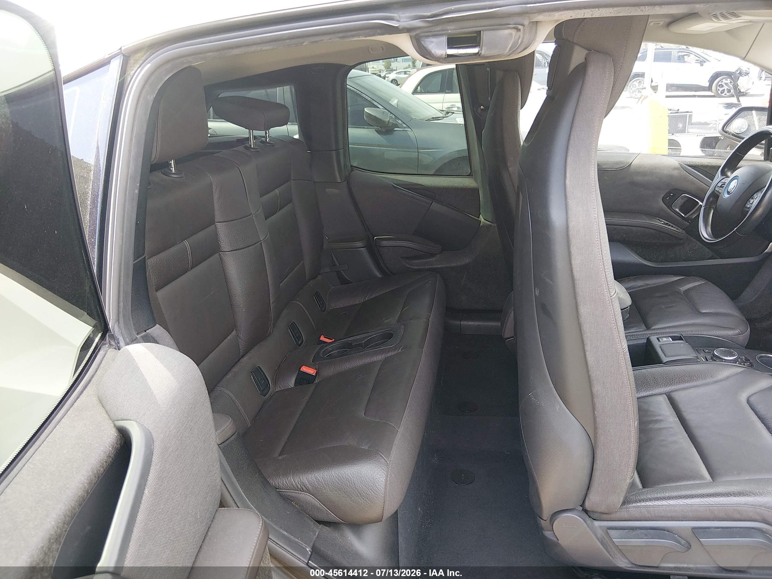 2015 Bmw I3 Base W/range Extender White vin: WBY1Z4C50FV278402