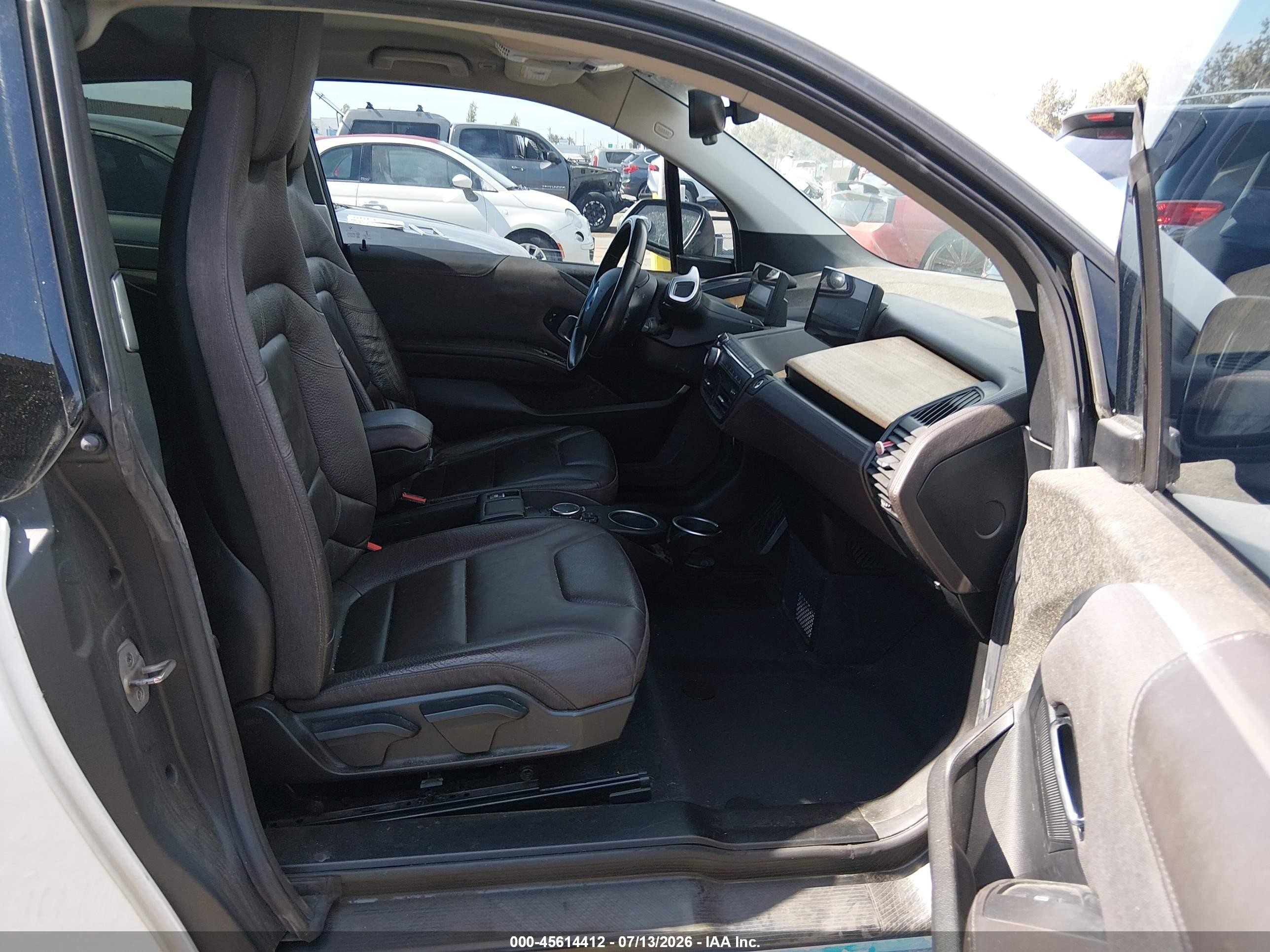 2015 Bmw I3 Base W/range Extender White vin: WBY1Z4C50FV278402