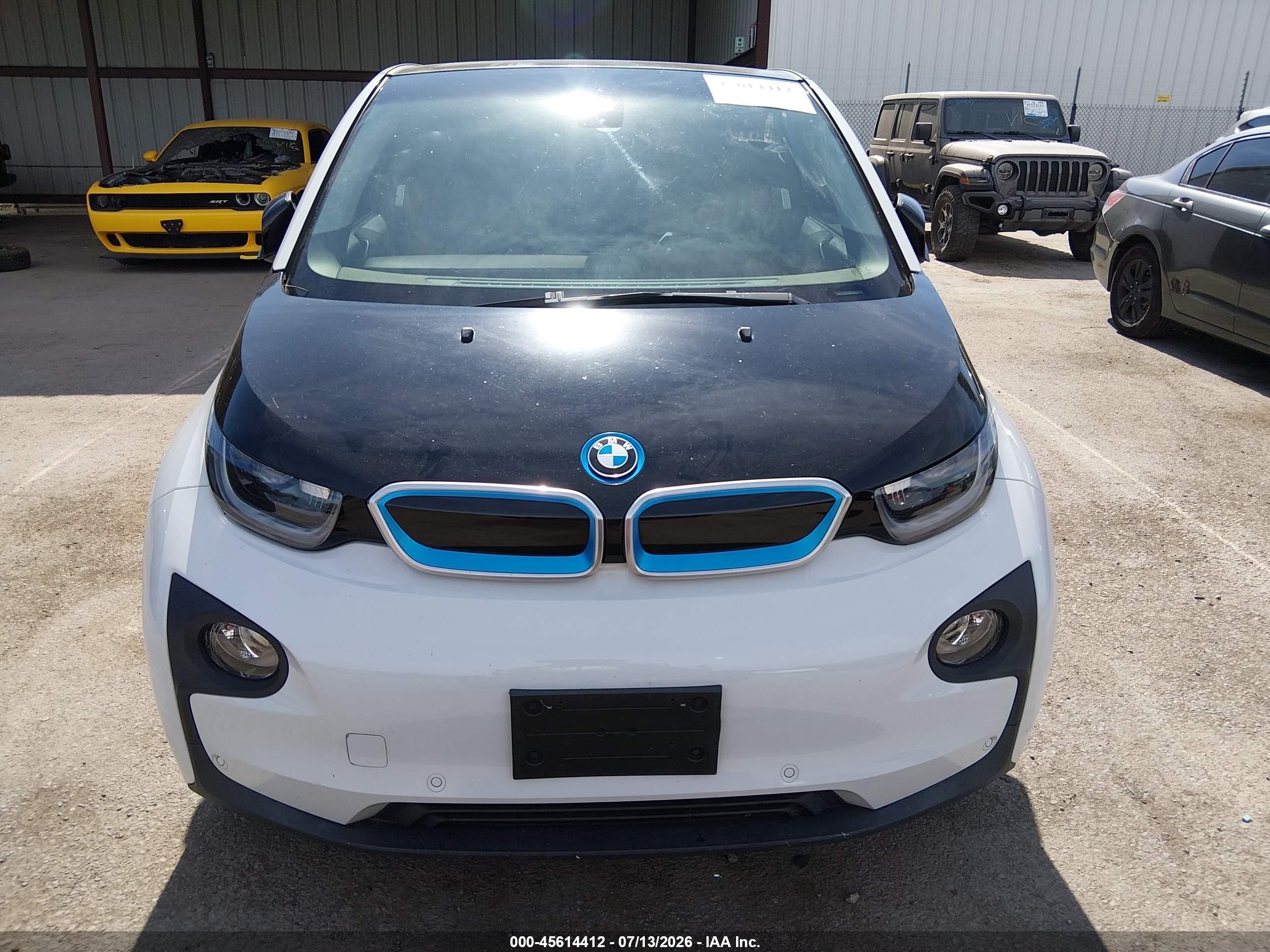 2015 Bmw I3 Base W/range Extender White vin: WBY1Z4C50FV278402
