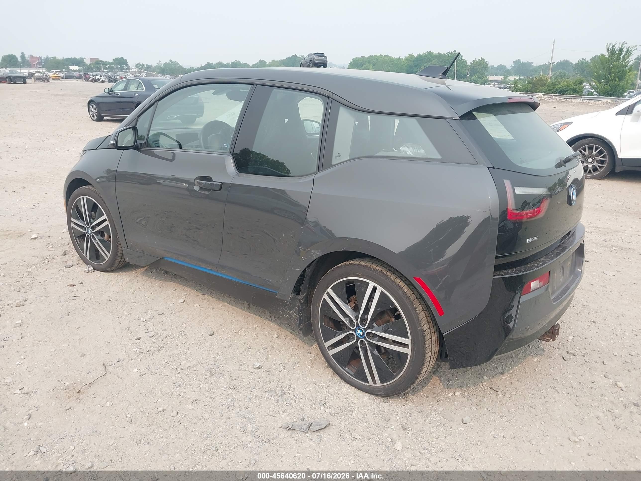 2015 Bmw I3 Base W/range Extender Gray vin: WBY1Z4C50FV500727