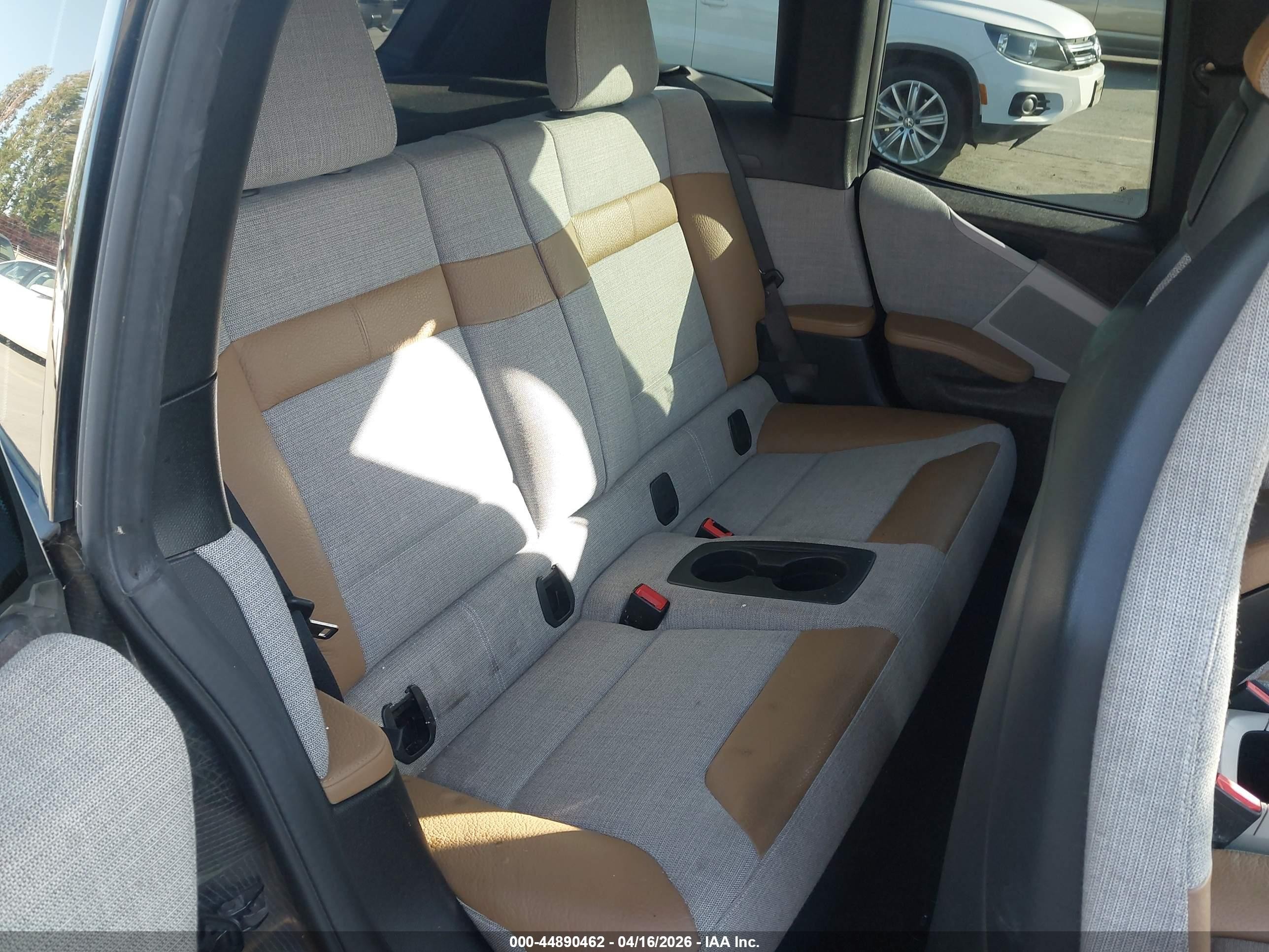 2015 Bmw I3 Base W/range Extender Gray vin: WBY1Z4C51FV279316