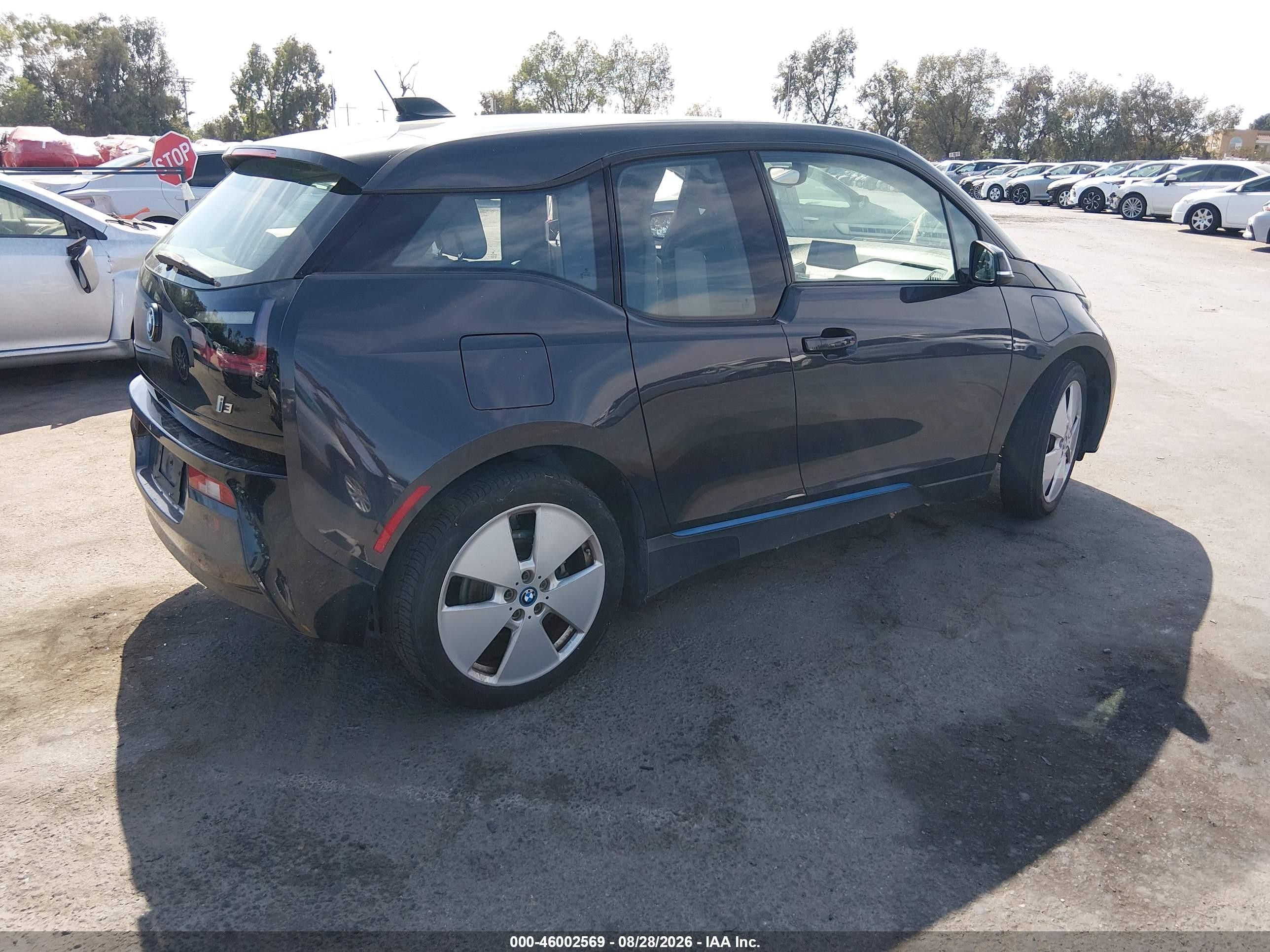 2015 Bmw I3 Base W/range Extender Серый vin: WBY1Z4C51FV503703