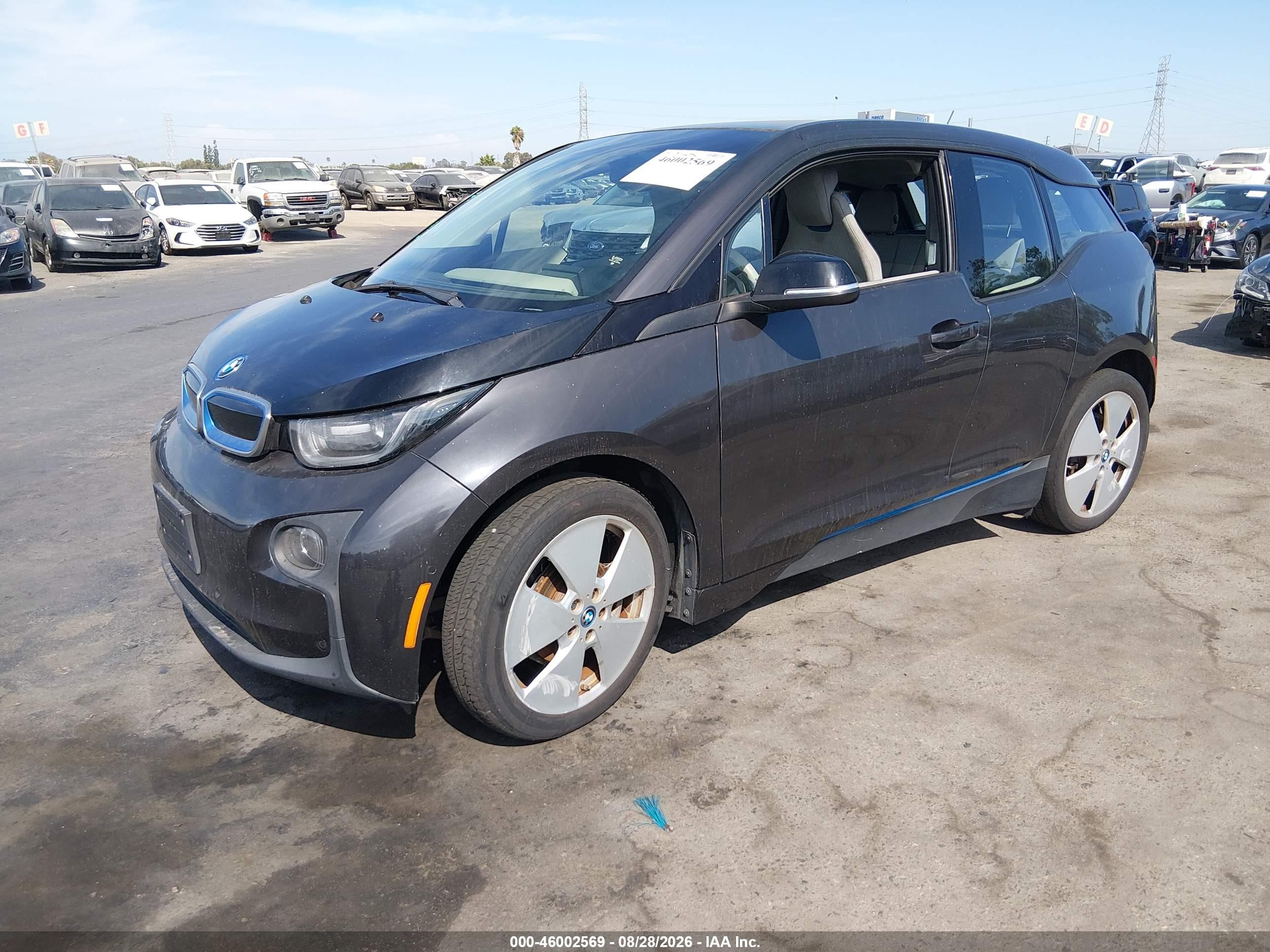 2015 Bmw I3 Base W/range Extender Серый vin: WBY1Z4C51FV503703
