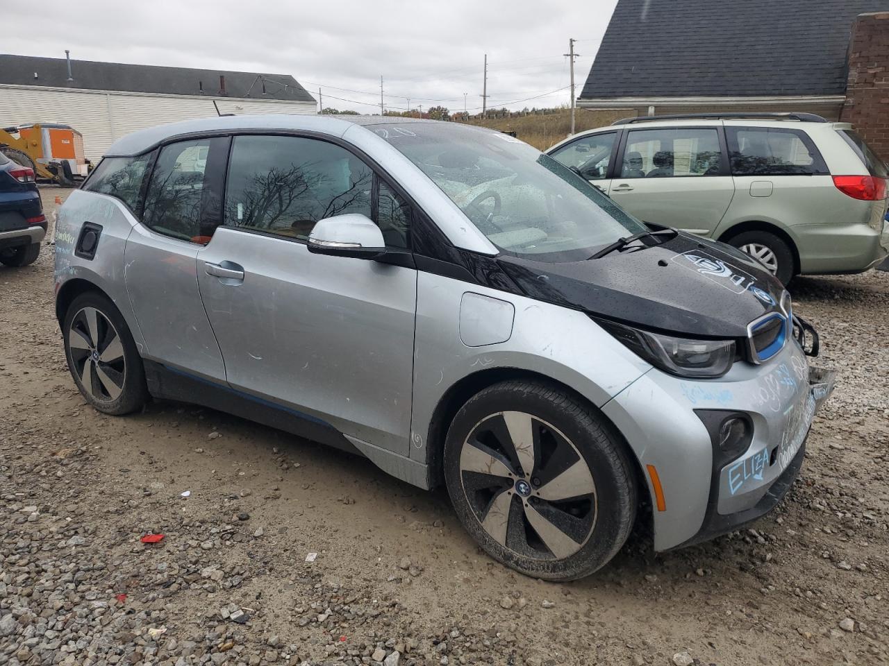 2014 Bmw I3 Rex Синий vin: WBY1Z4C52EV273247