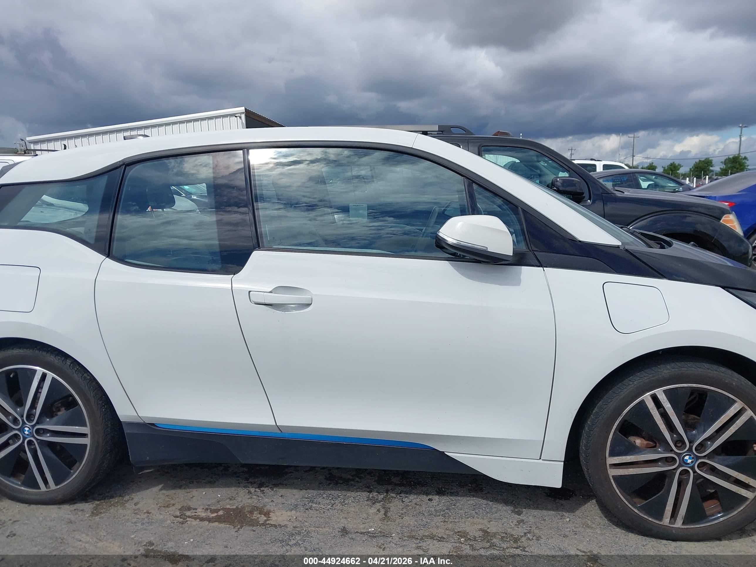 2014 Bmw I3 Base W/range Extender White vin: WBY1Z4C53EV275525